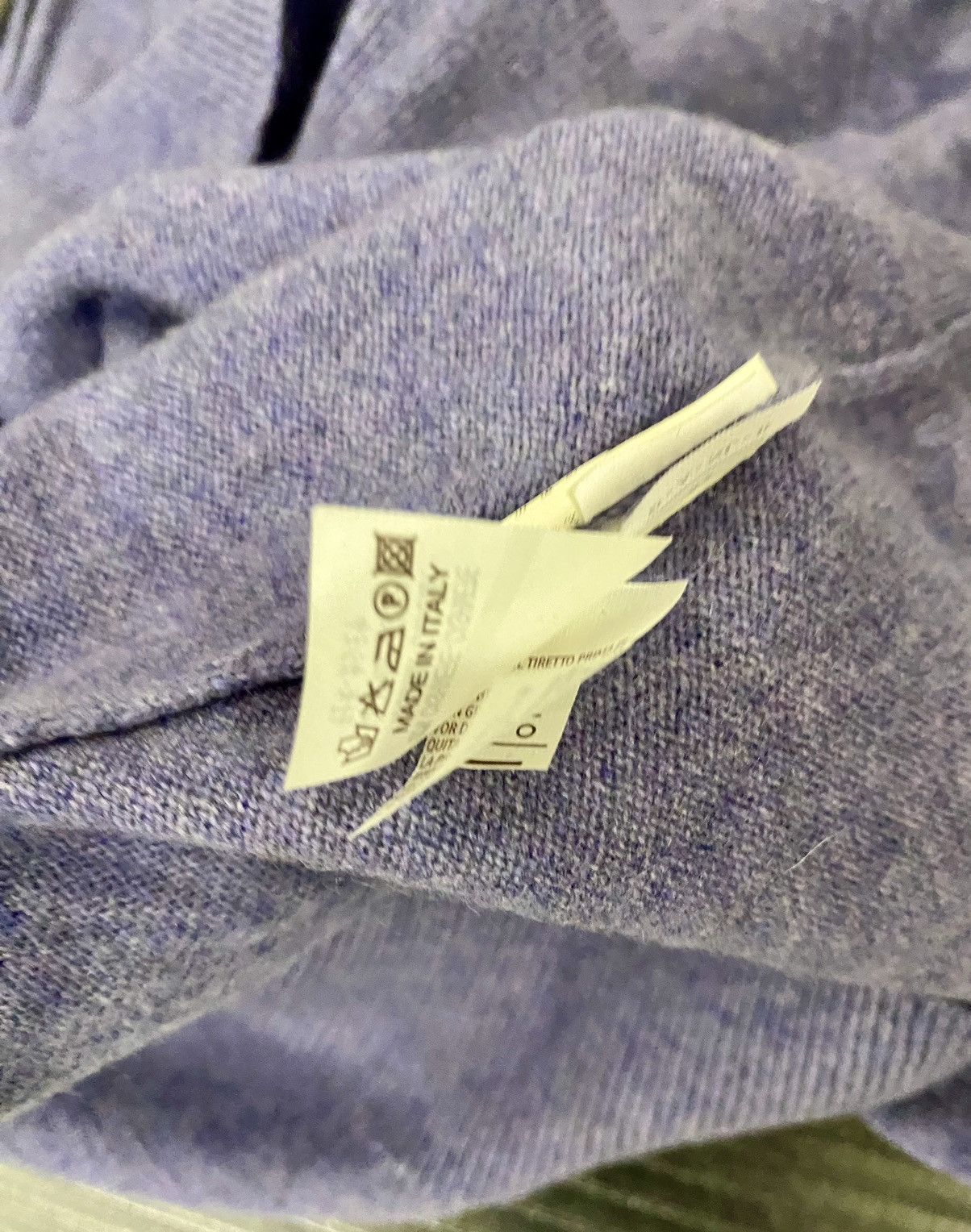 Brunello Cucinelli Brunello Cucinelli 🇮🇹 purple quarter zip cashmere pullover 52 Size US L / EU 52-54 / 3 - 9 Thumbnail