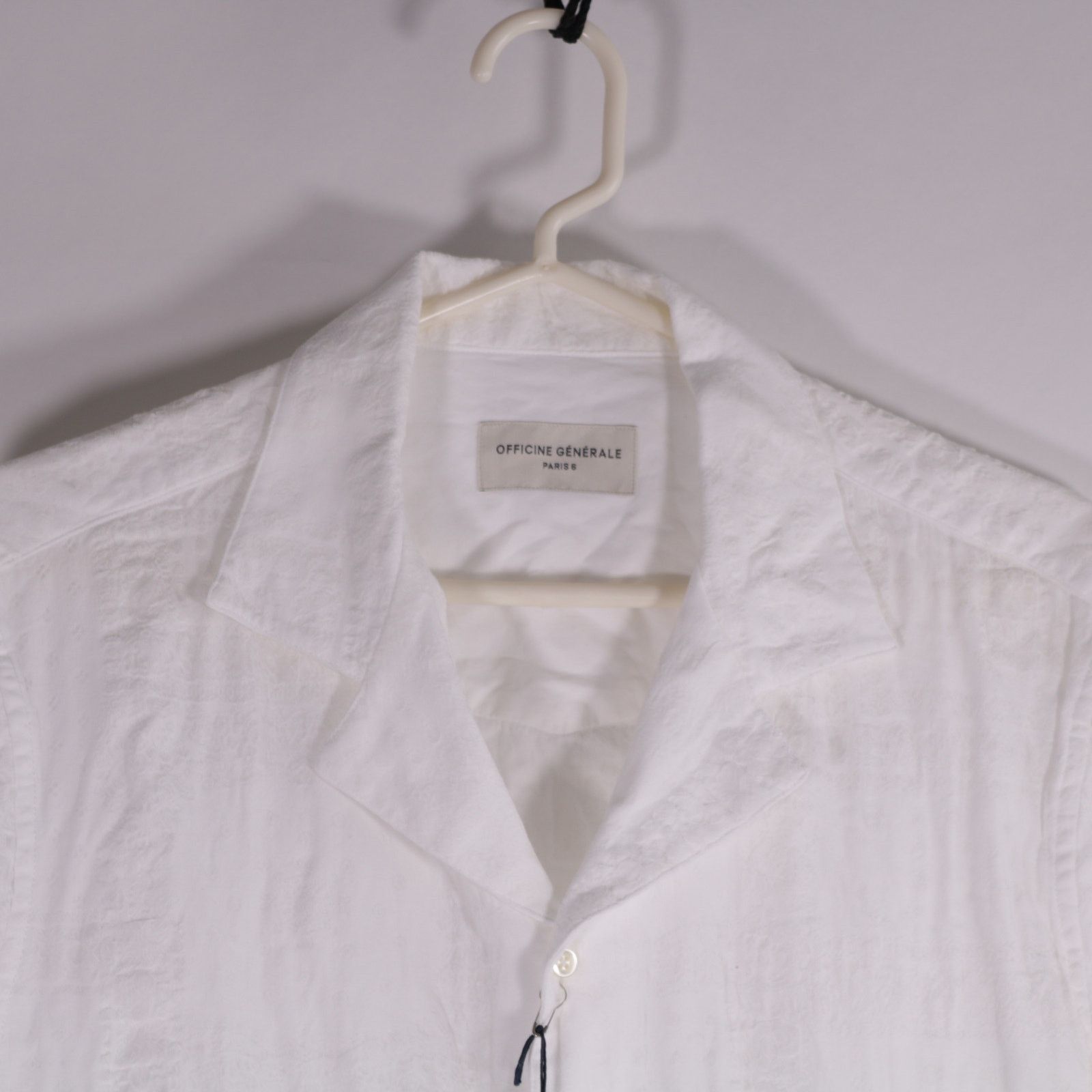 Officine Generale Officine Generale Textured Double Layer Shirt Shirt Medium Size US M / EU 48-50 / 2 - 3 Thumbnail
