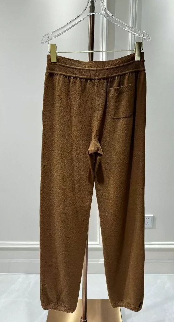 Loro Piana LORO PIANA Caramel colored cashmere knit pants Size 26" / US 2 / IT 38 - 2 Thumbnail
