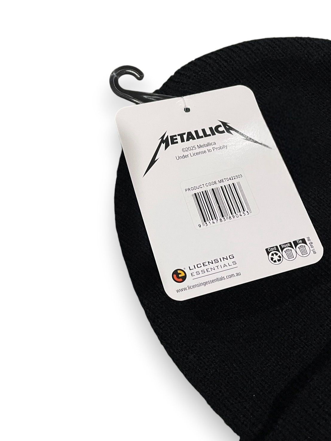Band Tees METALLICA LOGO BEANIE (2025) Size ONE SIZE - 4 Thumbnail
