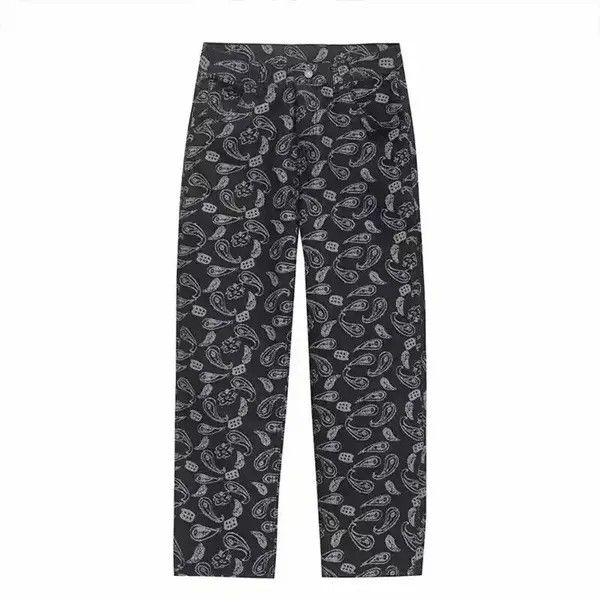 Japanese Brand × Vintage Print Cashew Flower Straight Jeans Size US 32 / EU 48 - 4 Thumbnail