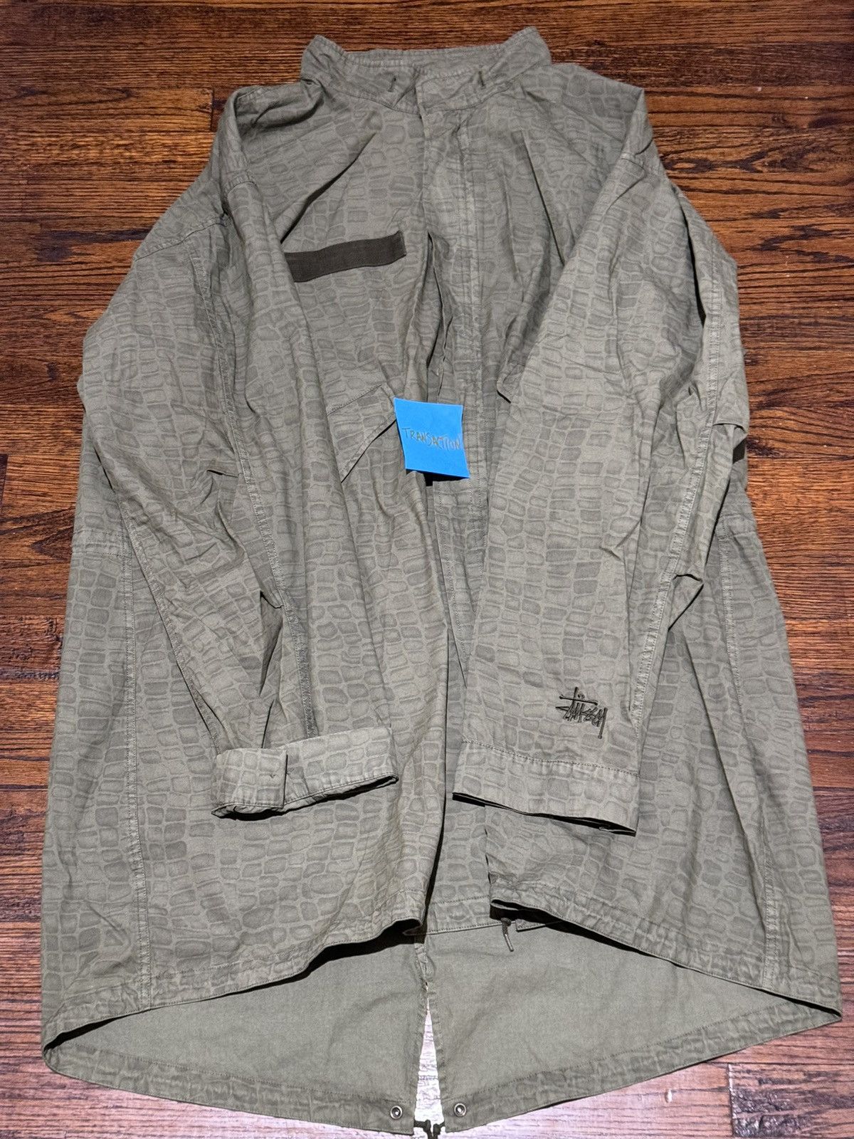 image of Stussy Nyco Parka in Green, Men's (Size 2XL)