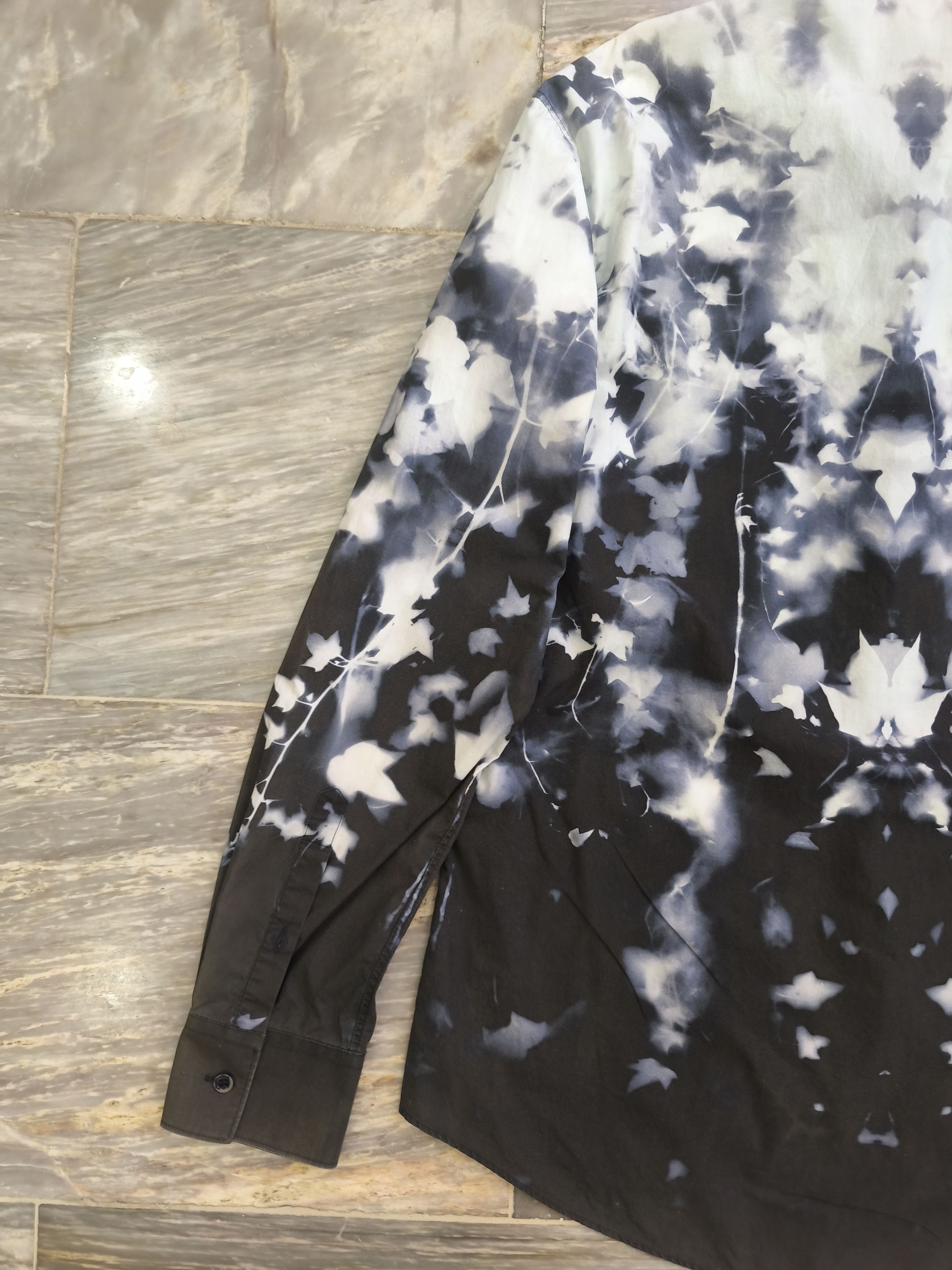 Alexander McQueen 2012 Alexander McQueen Dye Polo Longsleeve Button Up Size US M / EU 48-50 / 2 - 8 Thumbnail