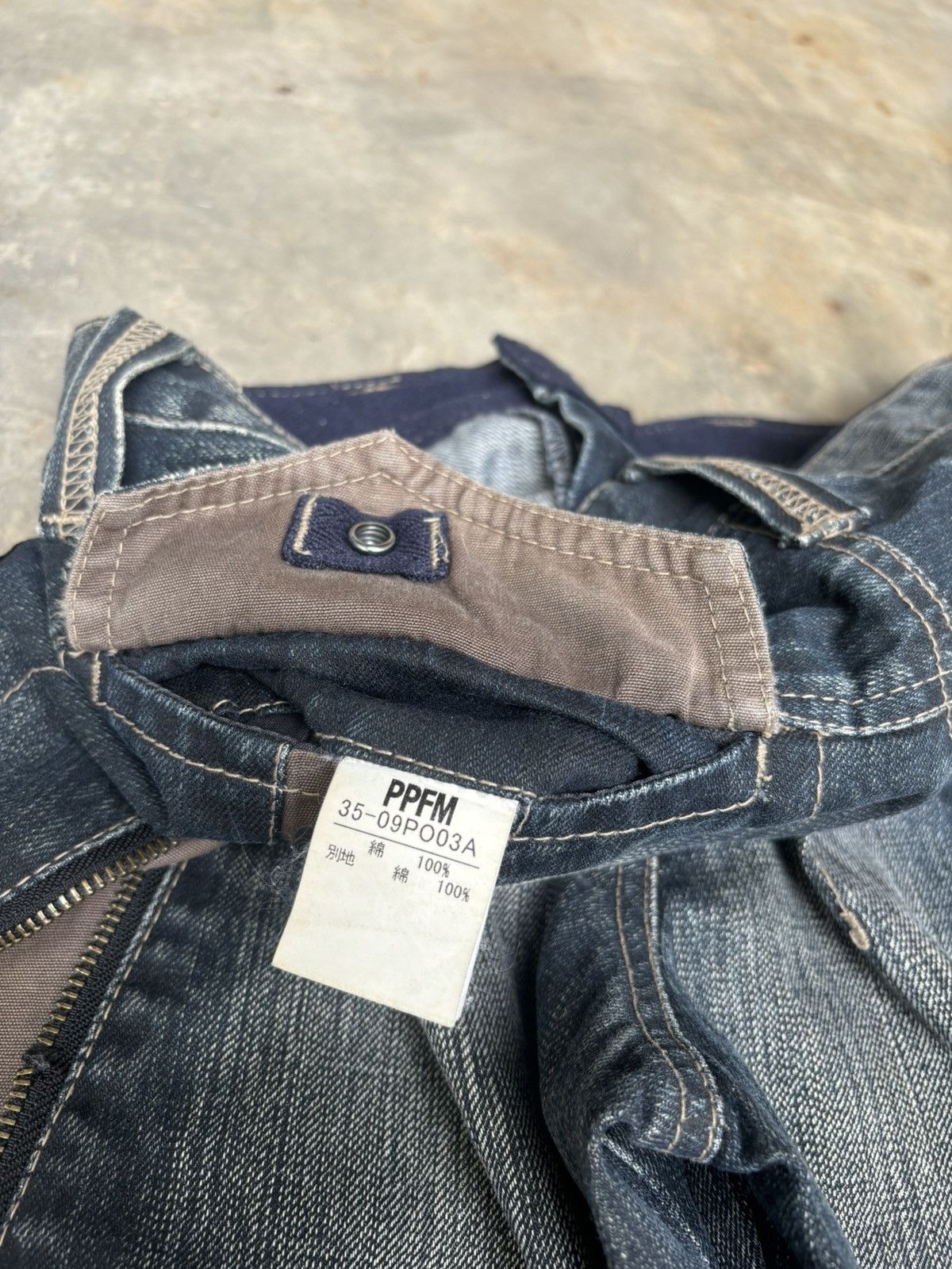 If Six Was Nine × Japanese Brand × PPFM PPFM Multi Zipper Ifsixwasnine Lgb Style Jeans Size US 29 - 7 Thumbnail