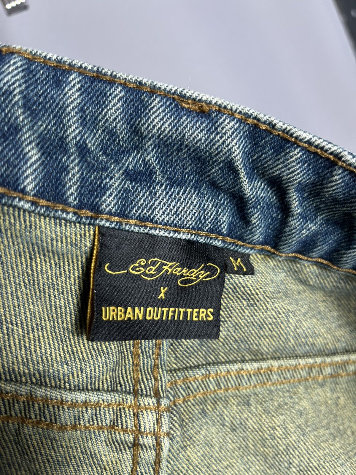 Ed Hardy Ed Hardy x Urban Outfitters shorts denim 1971 mens jeans Size US 32 / EU 48 - 11 Thumbnail