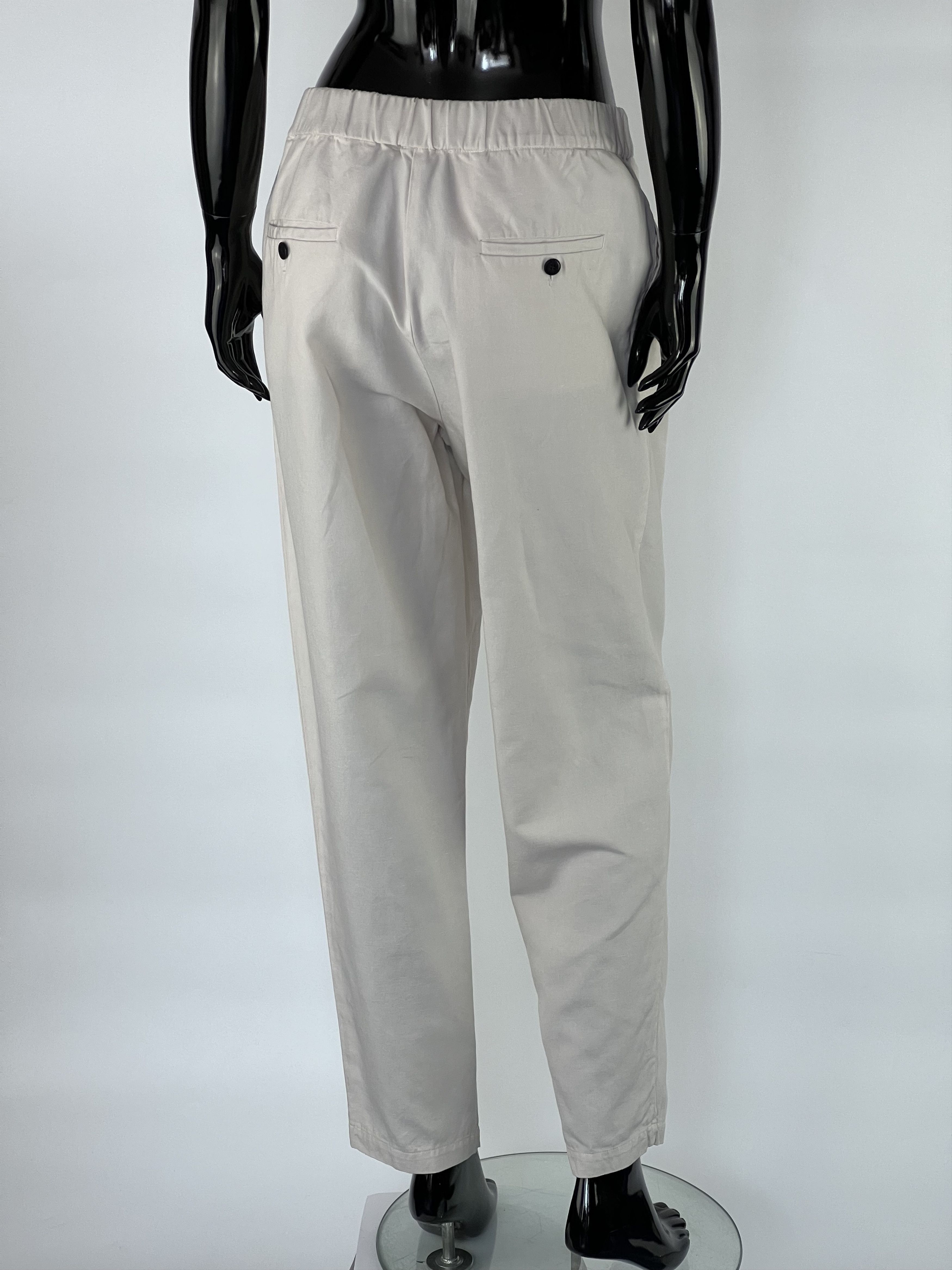 Other Pomandere Cotton Linen Wide Leg Pants Size US10 IT44 EU40 Size 32" / US 10 / IT 46 - 3 Thumbnail