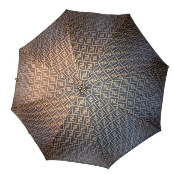 Fendi Vintage Fendi Zucca Double F Pattern Nylon Umbrella Size ONE SIZE - 2 Thumbnail