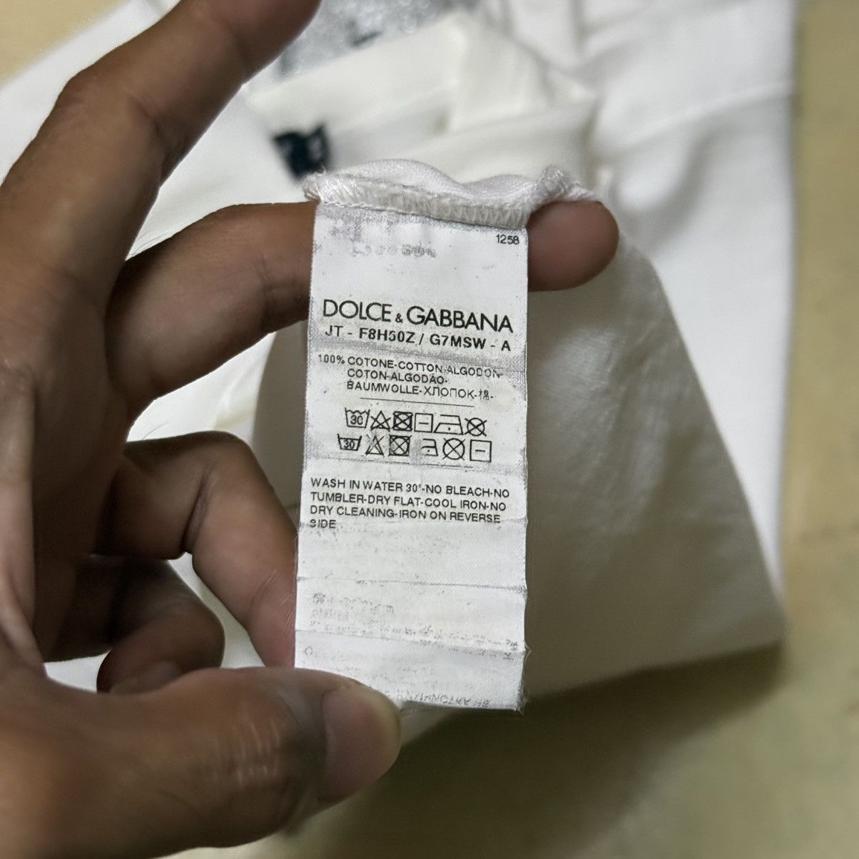 Dolce & Gabbana Dolce & Gabbana Made in Italy Big Logo T Shirt Size US S / EU 44-46 / 1 - 11 Thumbnail