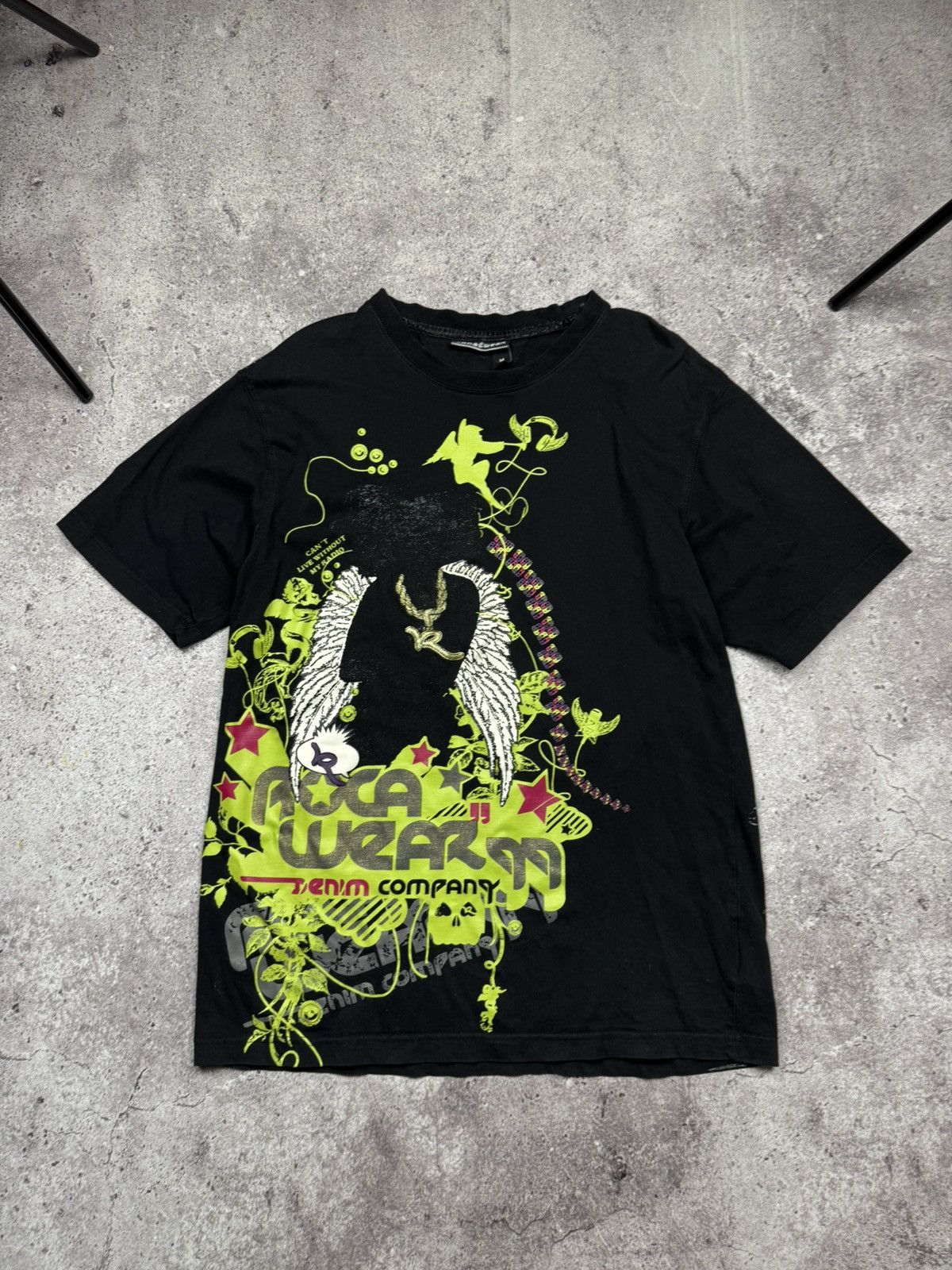 Rocawear Crazy Vintage Y2K Baggy Roca Wear Fubu Style Ed hardy Shirt Size US M / EU 48-50 / 2 - 1 Thumbnail