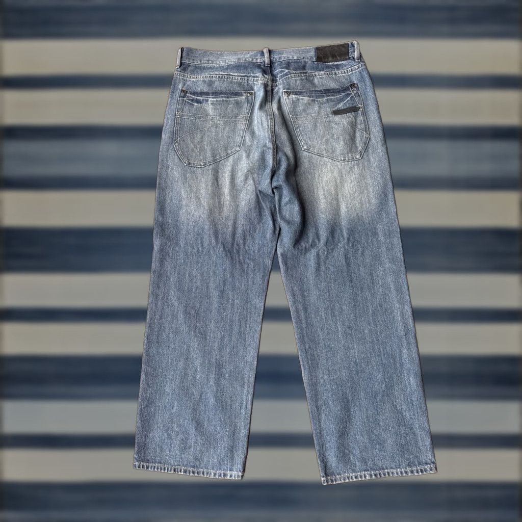 Sean John VINTAGE Sean John Baggy Jeans Mens 36x30 Wide Leg Skater Streetwear Grunge Jeans 90s Hip Hop Mens Regular Blue Denim Cotton Zip 5-Pocket Baggy Jeans Size US 36 / EU 52 - 1 Thumbnail