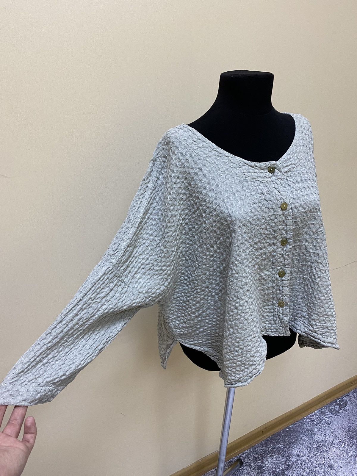 Other Grizas Womens Oversized Linen Grey Cardigan Size S Size S / US 4 / IT 40 - 5 Thumbnail