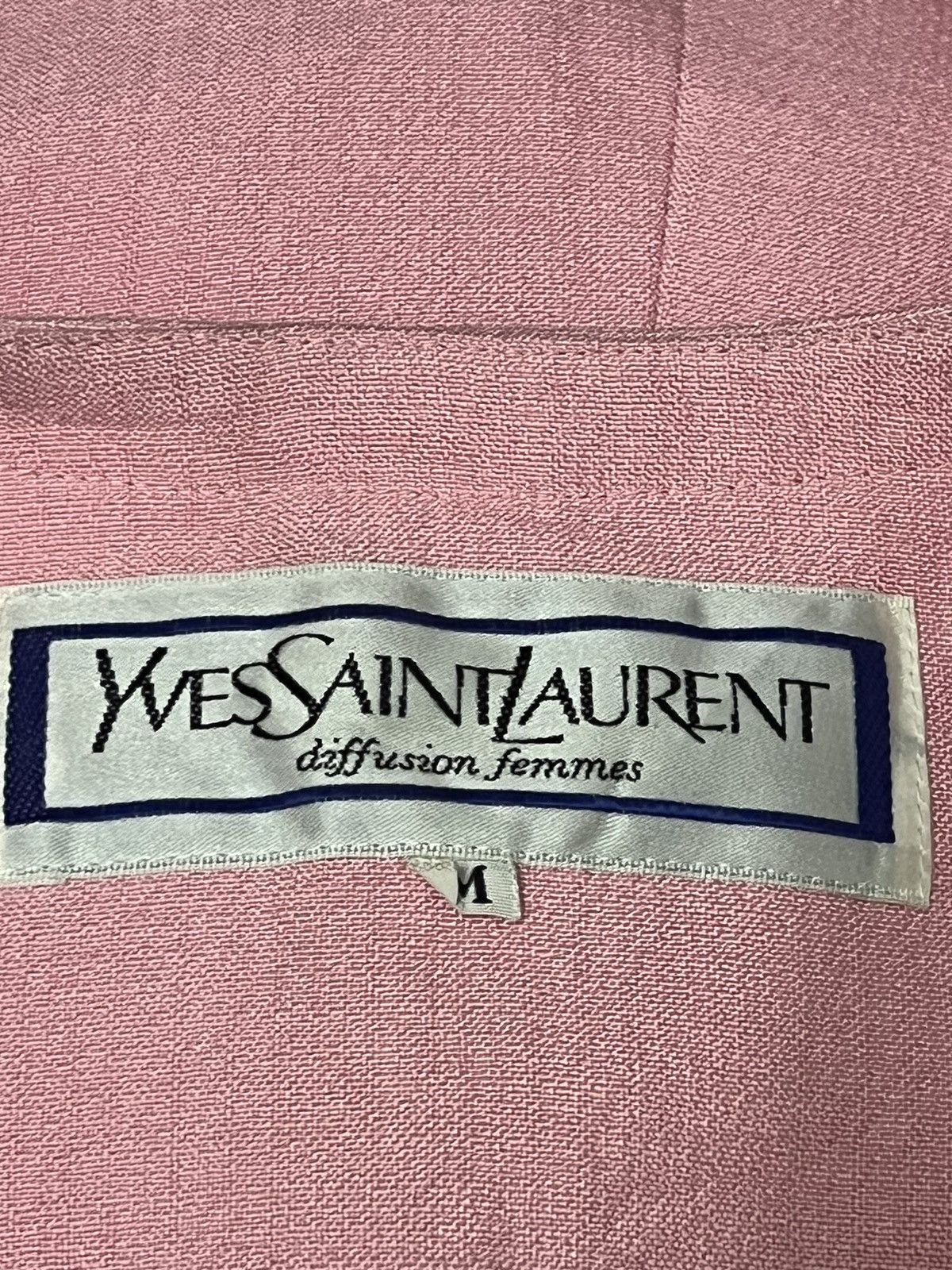 Vintage × Yves Saint Laurent Yves Saint Laurent Vintage blouse jacket button up Size M / US 6-8 / IT 42-44 - 4 Thumbnail