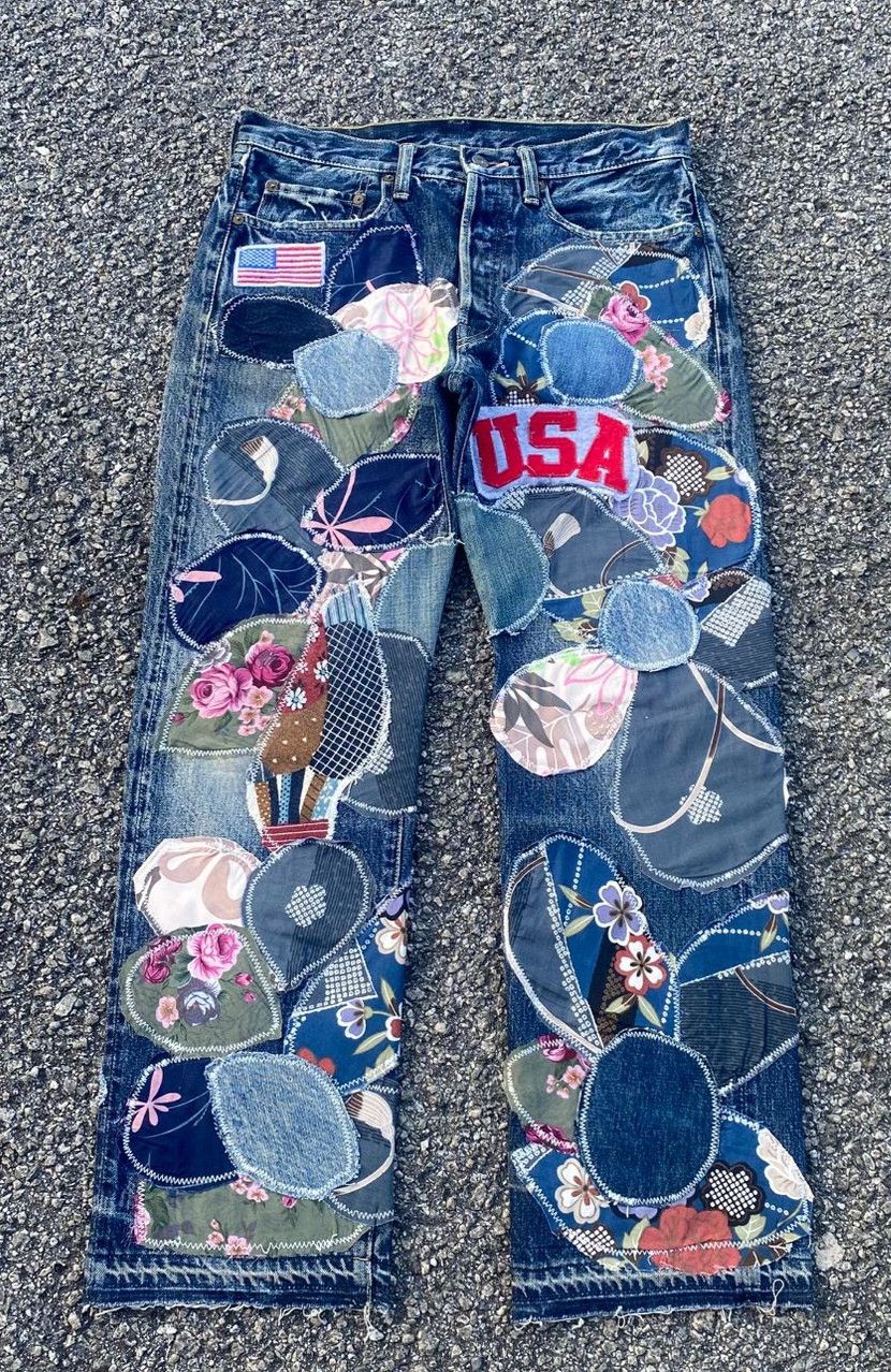 Kapital Kountry Vintage Kapital Hippies Denim Jeans Size US 32 / EU 48 - 1 Thumbnail