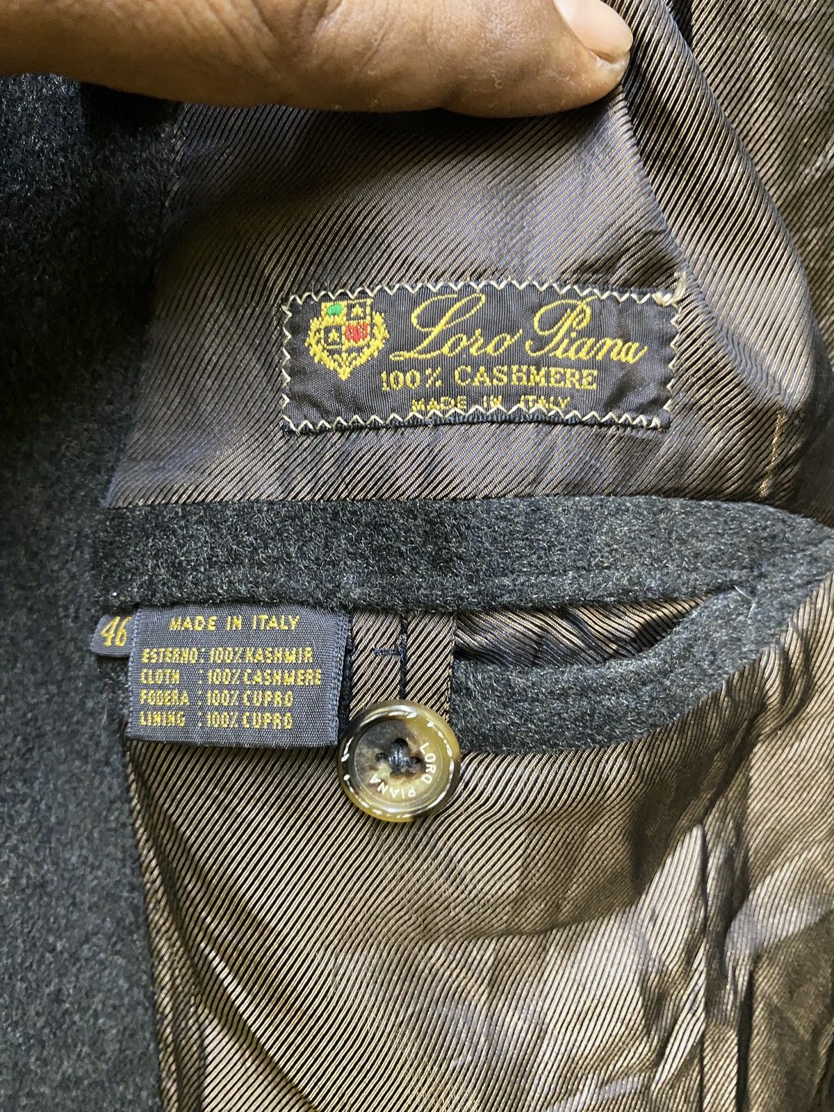 Loro Piana Vintage Wool Loro Piana Trench Coat Jacket Size US M / EU 48-50 / 2 - 4 Thumbnail