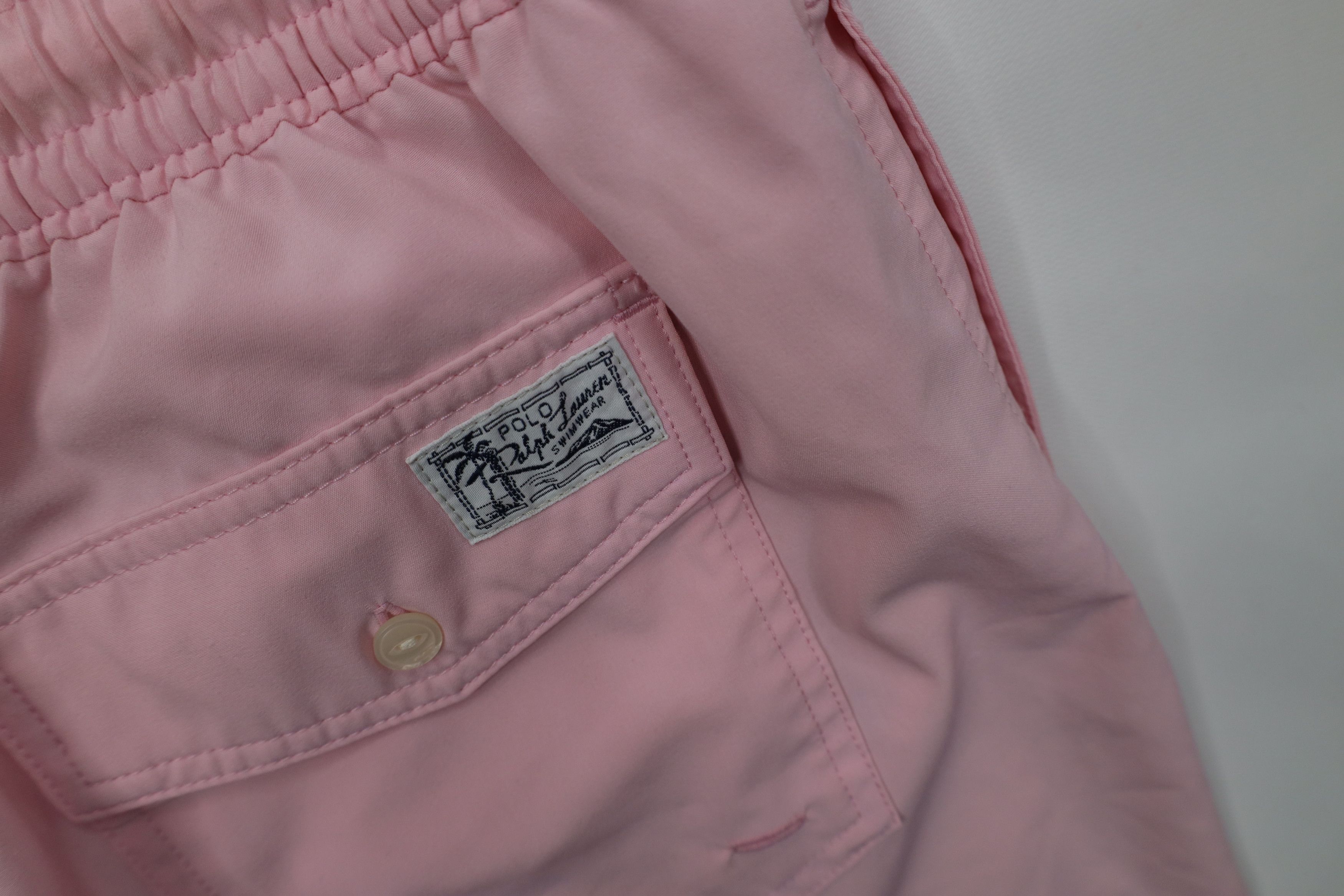 Polo Ralph Lauren Ralph Lauren Above Knee Swim Trunks Shorts Bubble Gum Pink Size US 36 / EU 52 - 14 Thumbnail
