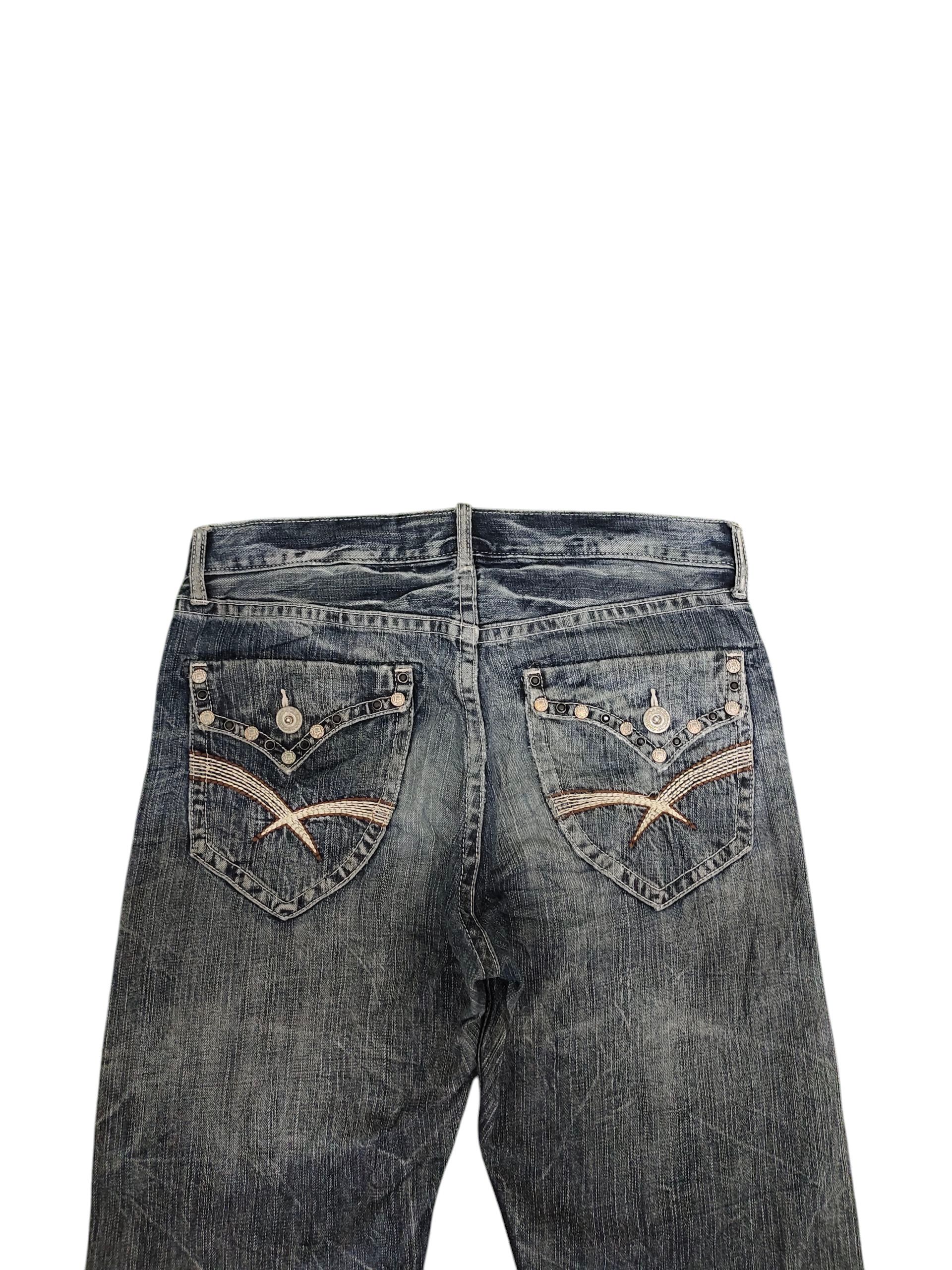 Undercover Japanese Brand Oririn Clawmark Distress Faded Denim Jeans Size US 34 / EU 50 - 9 Thumbnail