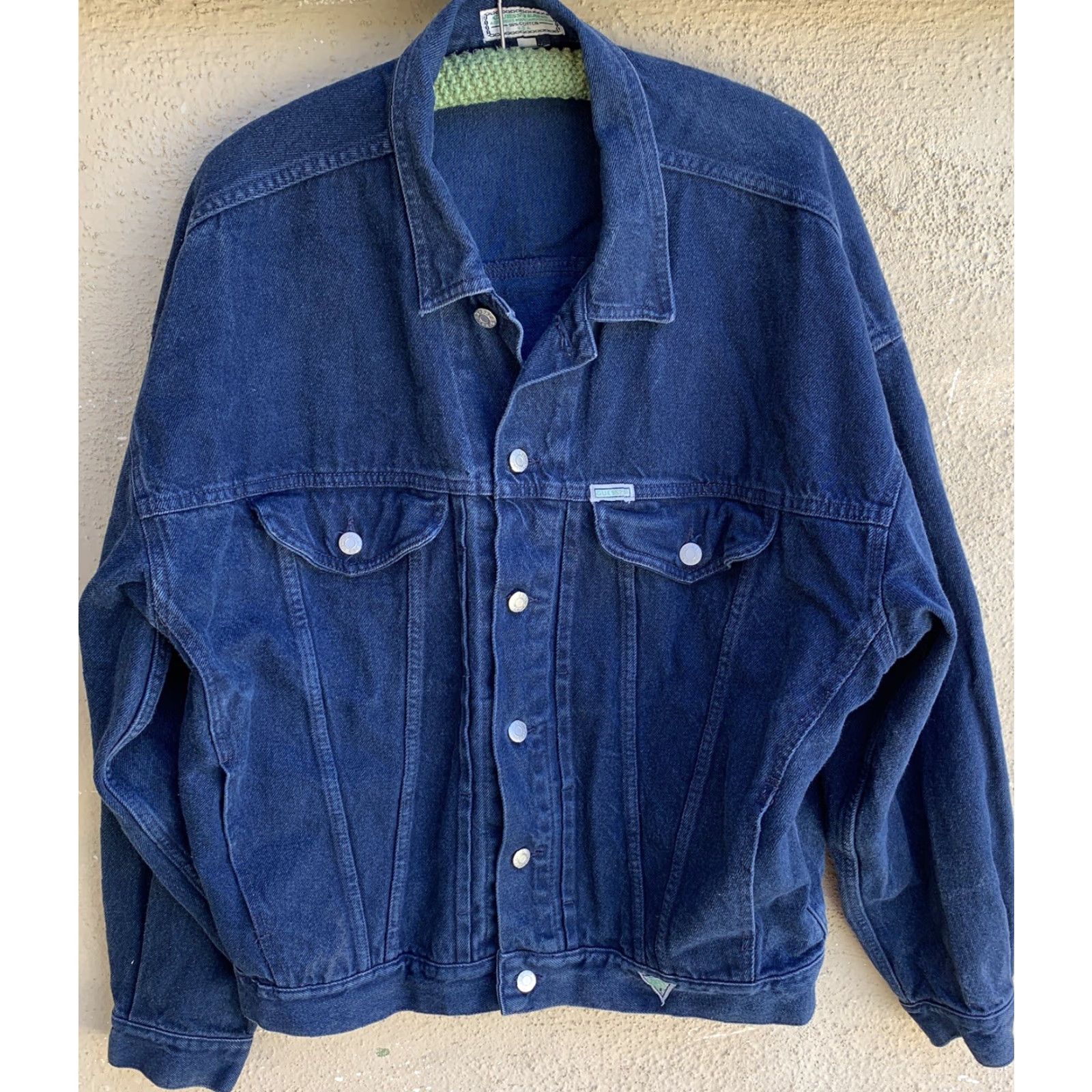 Guess VINTAGE Guess Jeans Denim Jacket 1990s Made In USA Men’s Blue XL Denim Jacket Mens XL Blue 90s Guess Jeans Jacket Vintage Men’s Blue XL Size US 36 / EU 52 - 7 Thumbnail