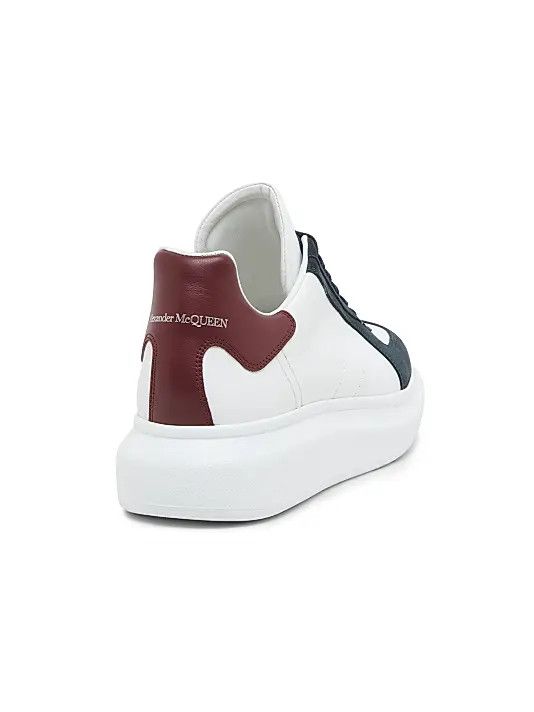 Alexander McQueen os11x0126 Retro Suede & Leather Oversized Sneakers Size US 8 / EU 41 - 3 Thumbnail