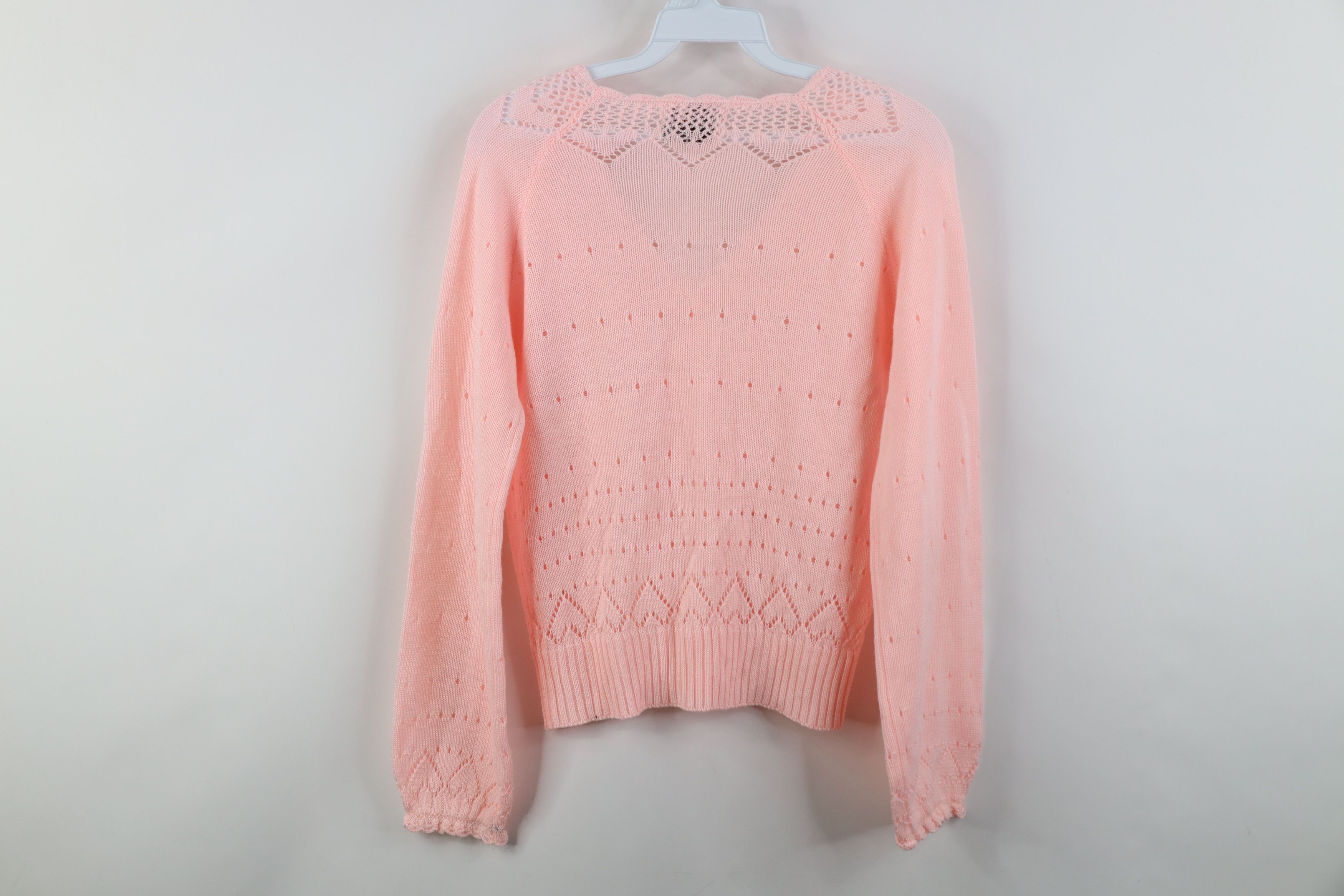 Vintage Vintage 70s Streetwear Babydoll Flared Sleeve Sweater Pink Size L / US 10 / IT 46 - 10 Thumbnail