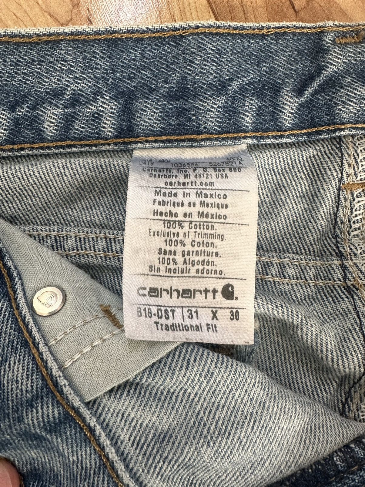 Carhartt traditional fit carhartt jeans Size US 31 - 3 Thumbnail