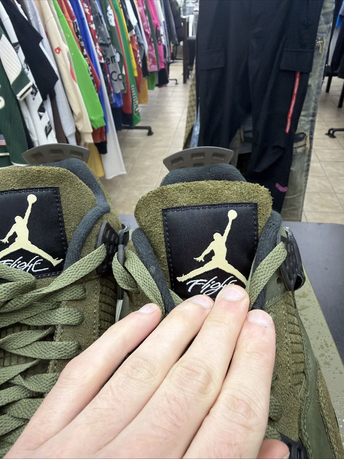 Jordan Brand Air Jordan 4 Craft ‘Olive’ Men’s Size 12 Pre-owned Sneakers Size US 12 / EU 45 - 13 Thumbnail