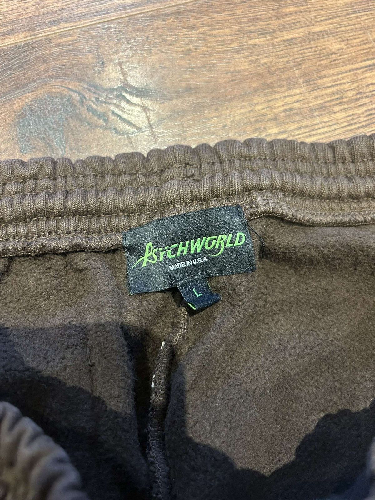 Psychworld Psychworld Brown Sweatpant Joggers Heavy Weight Rare Size US 32 / EU 48 - 4 Thumbnail