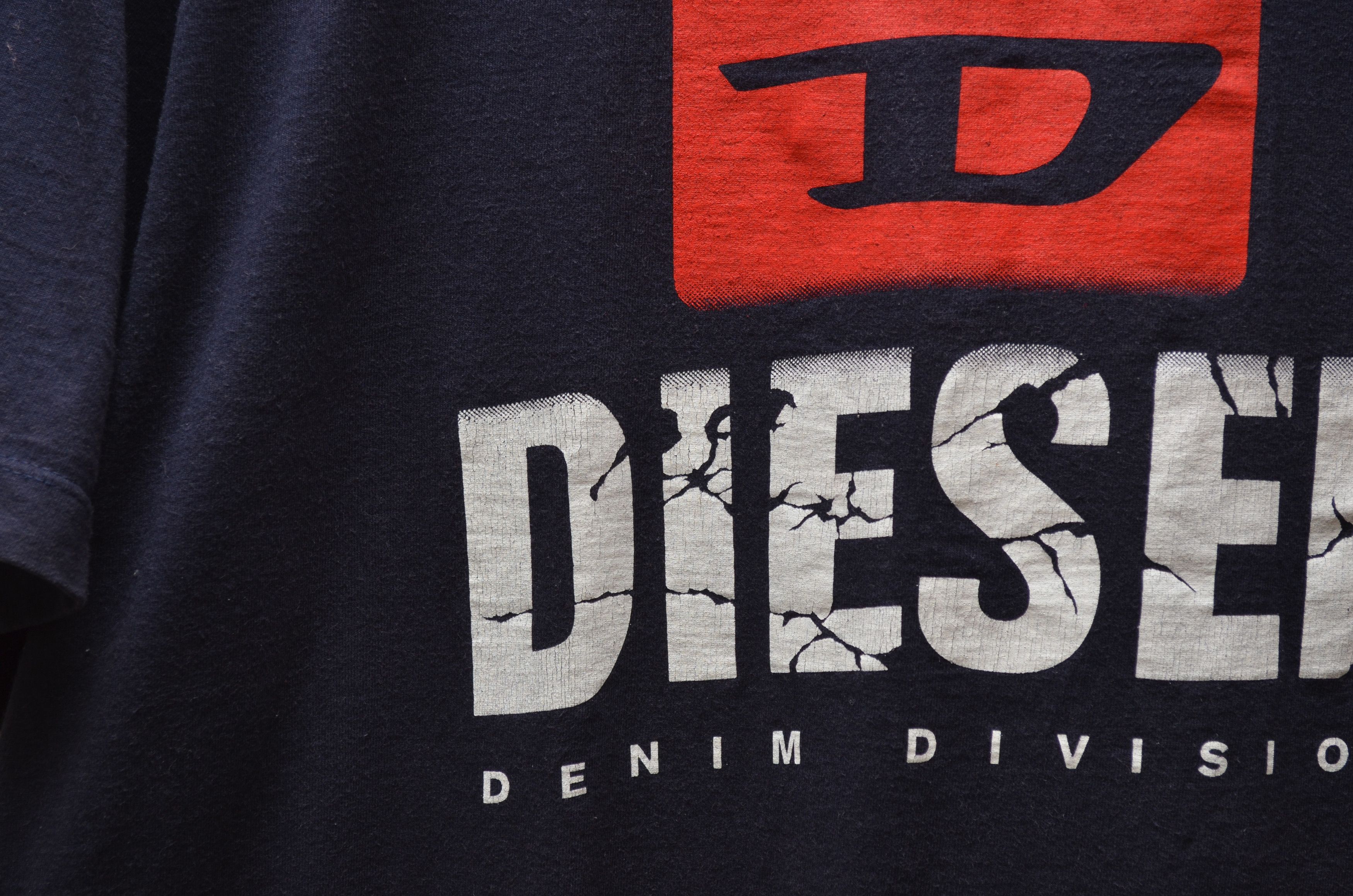Diesel × Vintage Vintage 90s Diesel Big Logo T Shirt RARE y2k Size US XL / EU 56 / 4 - 3 Thumbnail