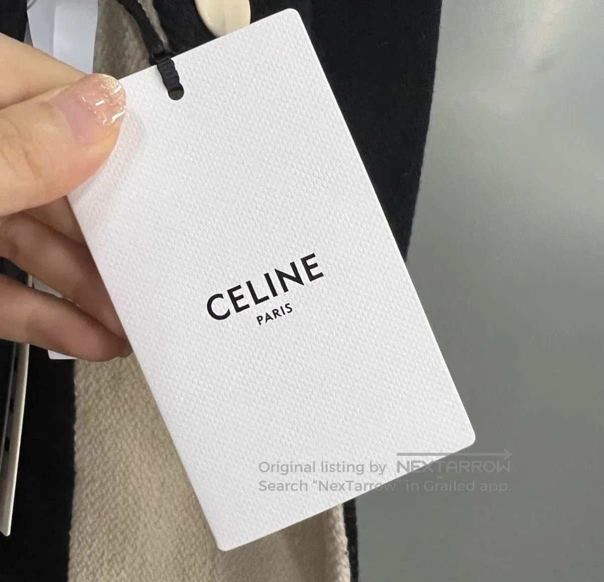 Celine Black Varsity Jacket with 'C' Emblem - Size L. Size US L / EU 52-54 / 3 - 5 Thumbnail