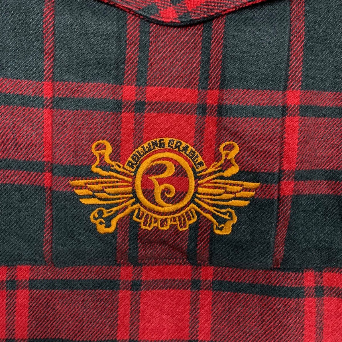 Japanese Brand ROLLING CRADLE Buffalo Check Pattern Work Jacket #2714-C122 Size US M / EU 48-50 / 2 - 10 Thumbnail