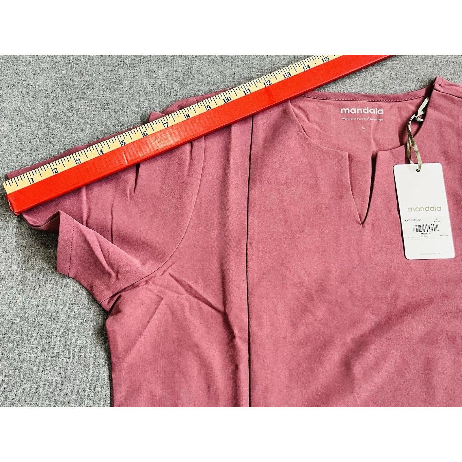 Other Brand New Mandala Women's Scrub Top, Pink, L, Size L / US 10 / IT 46 - 4 Thumbnail