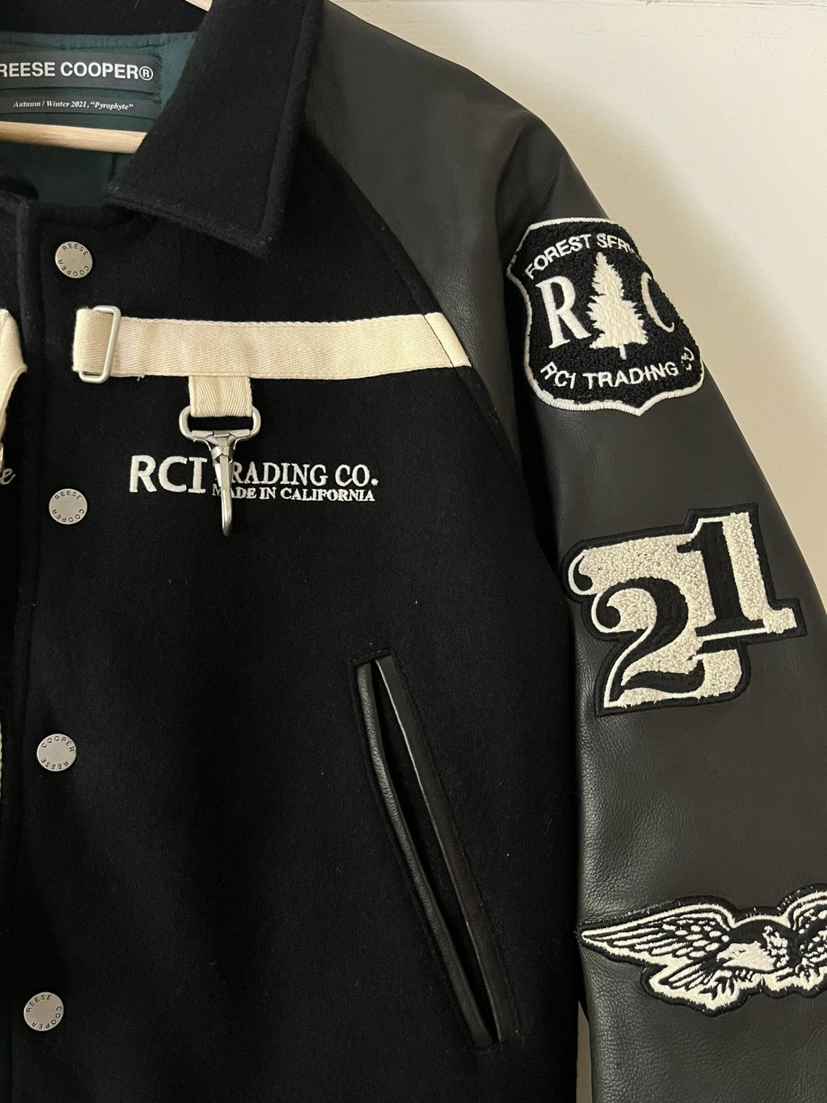 Reese Cooper Reese Cooper AW21 “Call of the Wild” Varsity Jacket Size US S / EU 44-46 / 1 - 3 Thumbnail