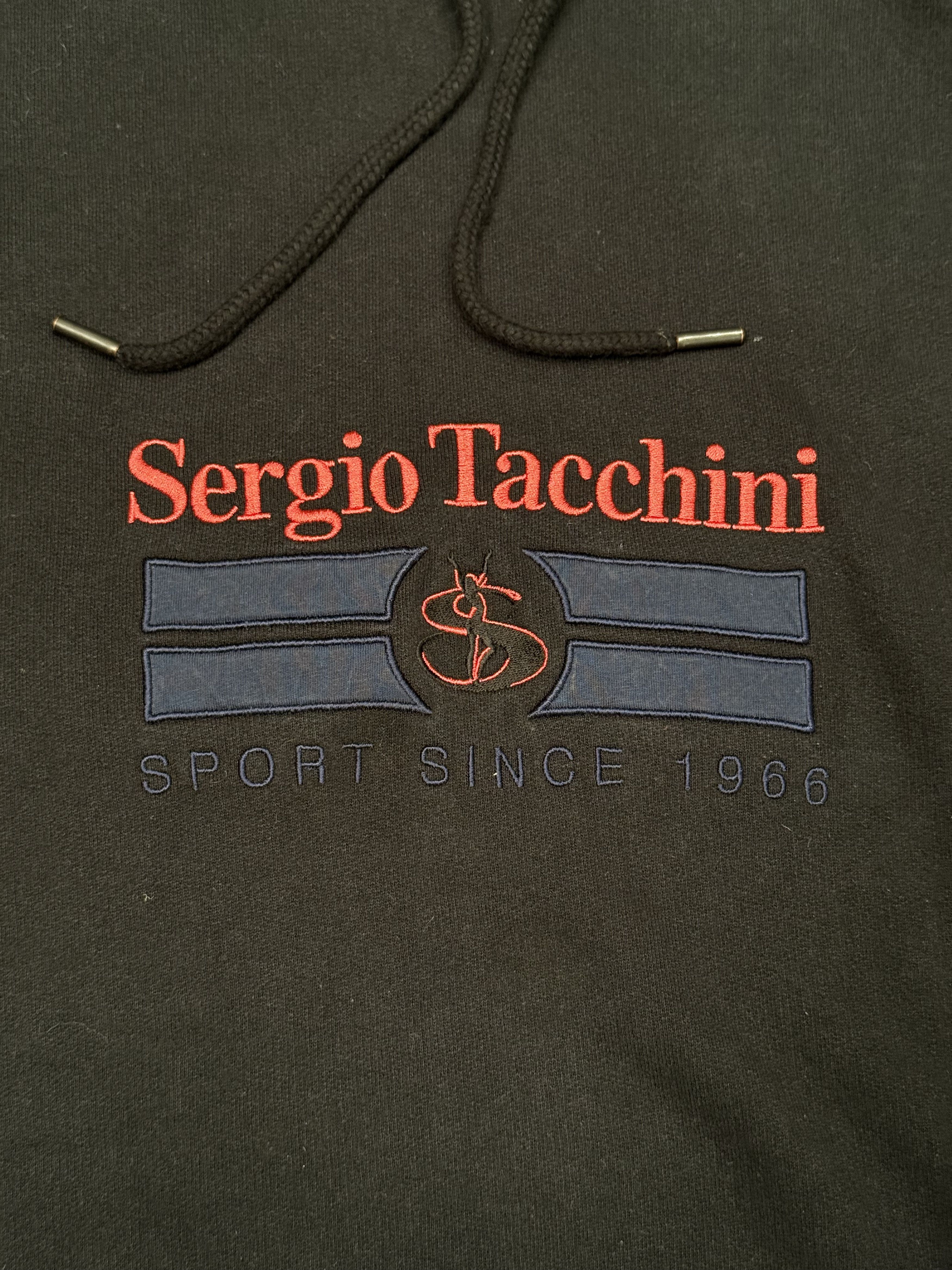 Sergio Tacchini × YARDSALE Sergio Tacchini x Yardsale Logo Hoodie Black | Size: XL Size US XL / EU 56 / 4 - 2 Thumbnail