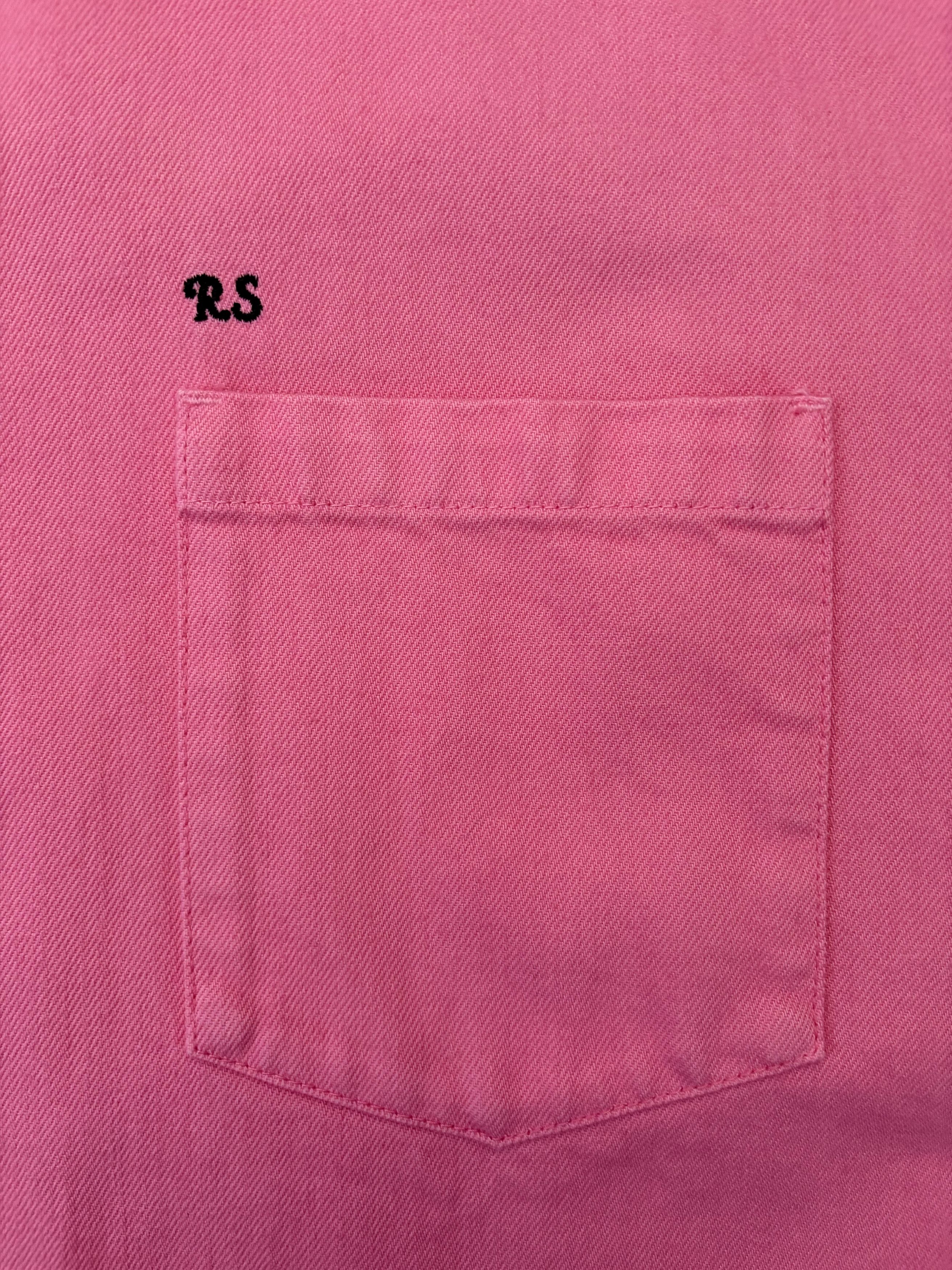 Raf Simons AW21 'Big Fit Denim Shirt' Light Pink Size US L / EU 52-54 / 3 - 6 Thumbnail