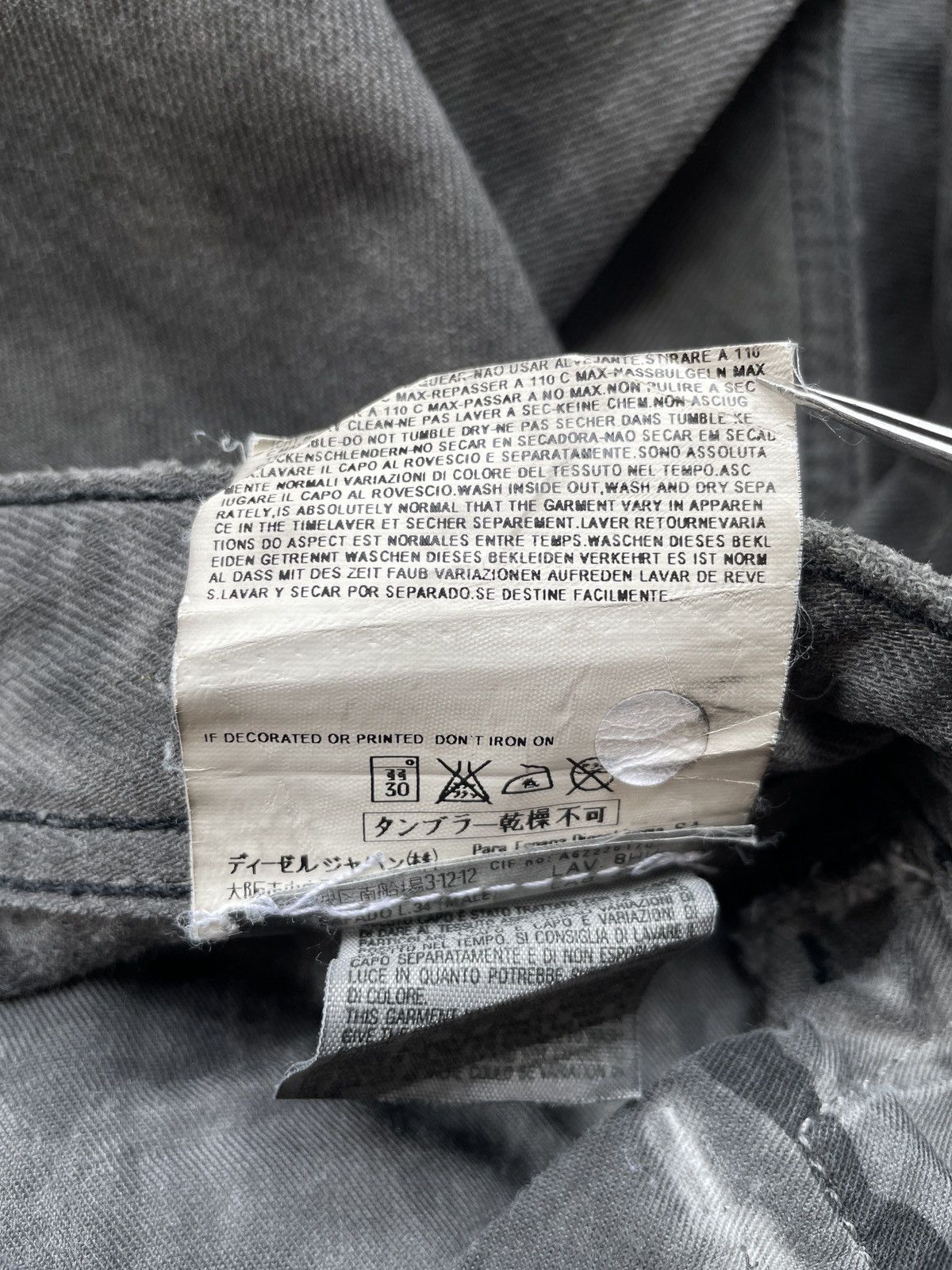 Diesel DIESEL SAFADO DISTRESSED JEAN Size US 32 / EU 48 - 18 Thumbnail