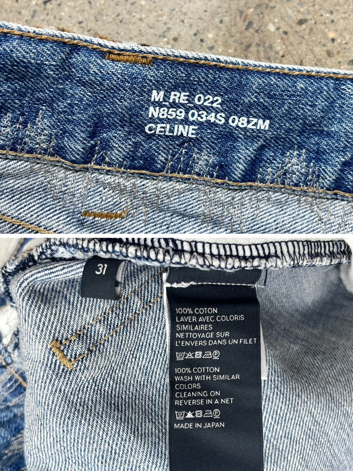 Celine Celine 23ss Leopard Wesley Jeans size 31 Size US 31 - 9 Thumbnail