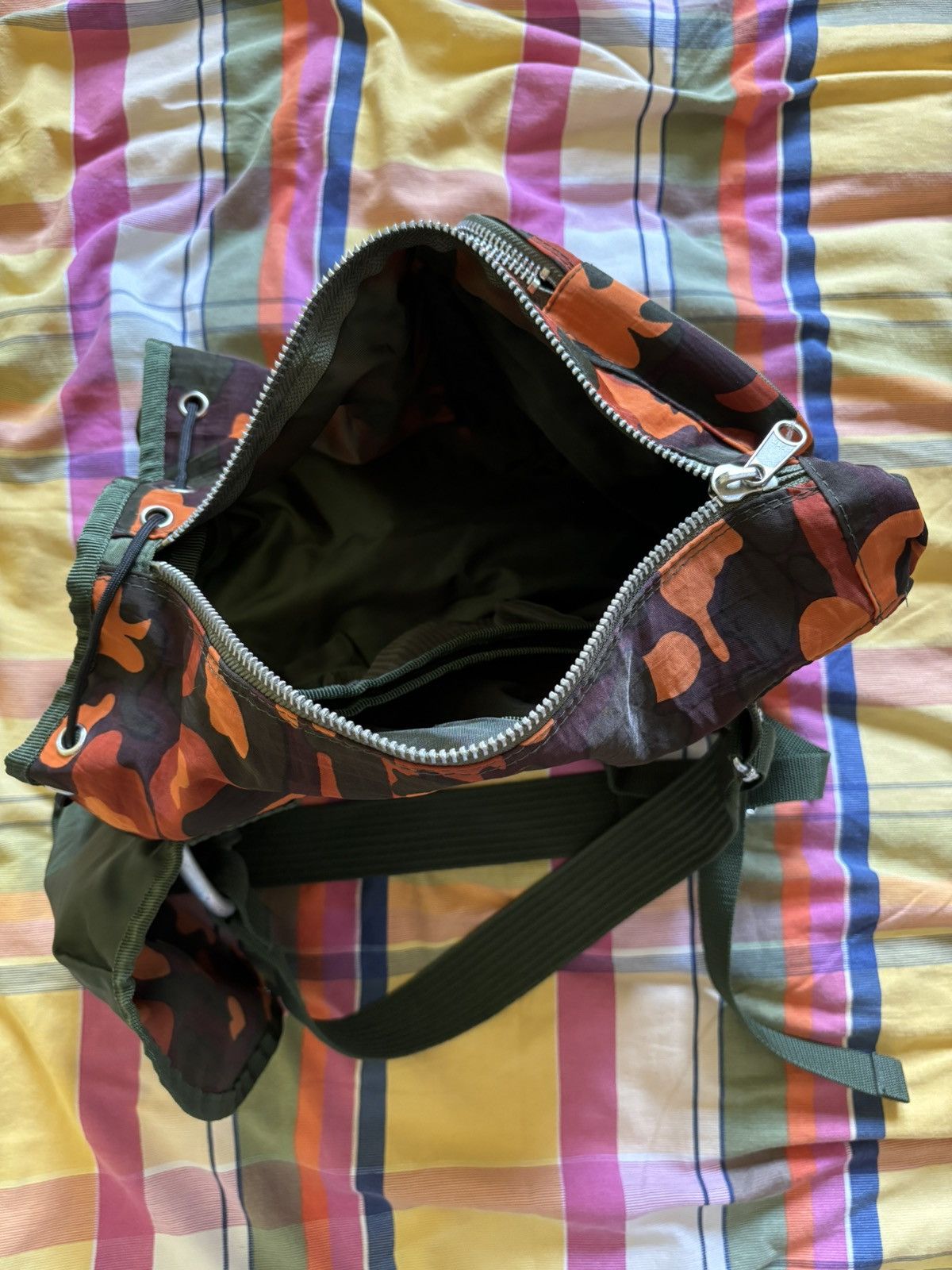 Jean Paul Gaultier Junior Gaultier AW 1989 heart camo backpack Size ONE SIZE - 11 Thumbnail