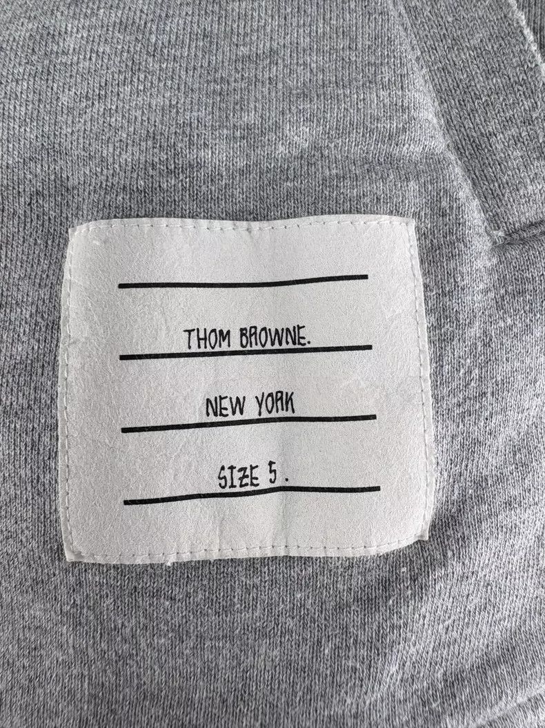 Thom Browne Thom Browne Gray zip hoodie Size US XXL / EU 58 / 5 - 5 Thumbnail