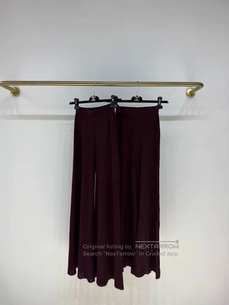 Loro Piana Loro Piana 24FW Autumn/Winter Pomegranate Red Cashmere and Size 25" / US 0 / IT 36 - 4 Thumbnail