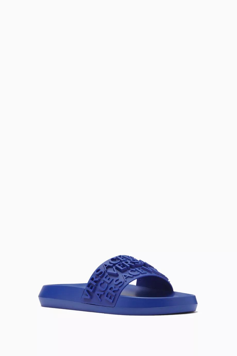 Versace o1y0425 Logo Slippers in Blue Size US 9 / EU 42 - 2 Thumbnail