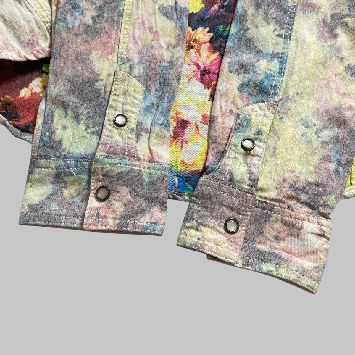 GOSTAR DE FUGA × In The Attic × Japanese Brand IN THE ATTIC - Floral Stone Buttons Up Shirt Flowers Size US M / EU 48-50 / 2 - 10 Thumbnail