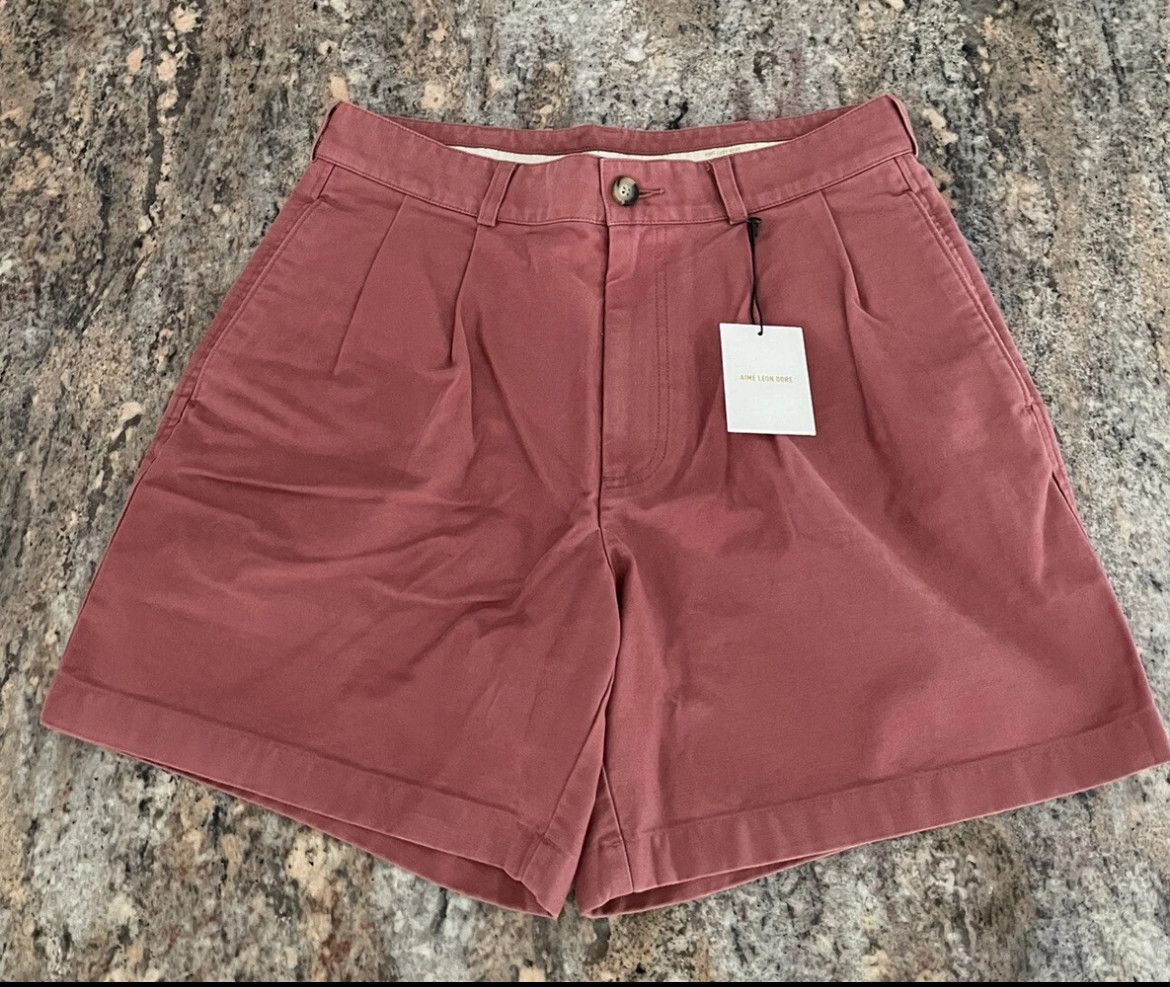 Aime Leon Dore Aime Leon Dore double pleated shorts Size US 30 / EU 46 - 1 Thumbnail