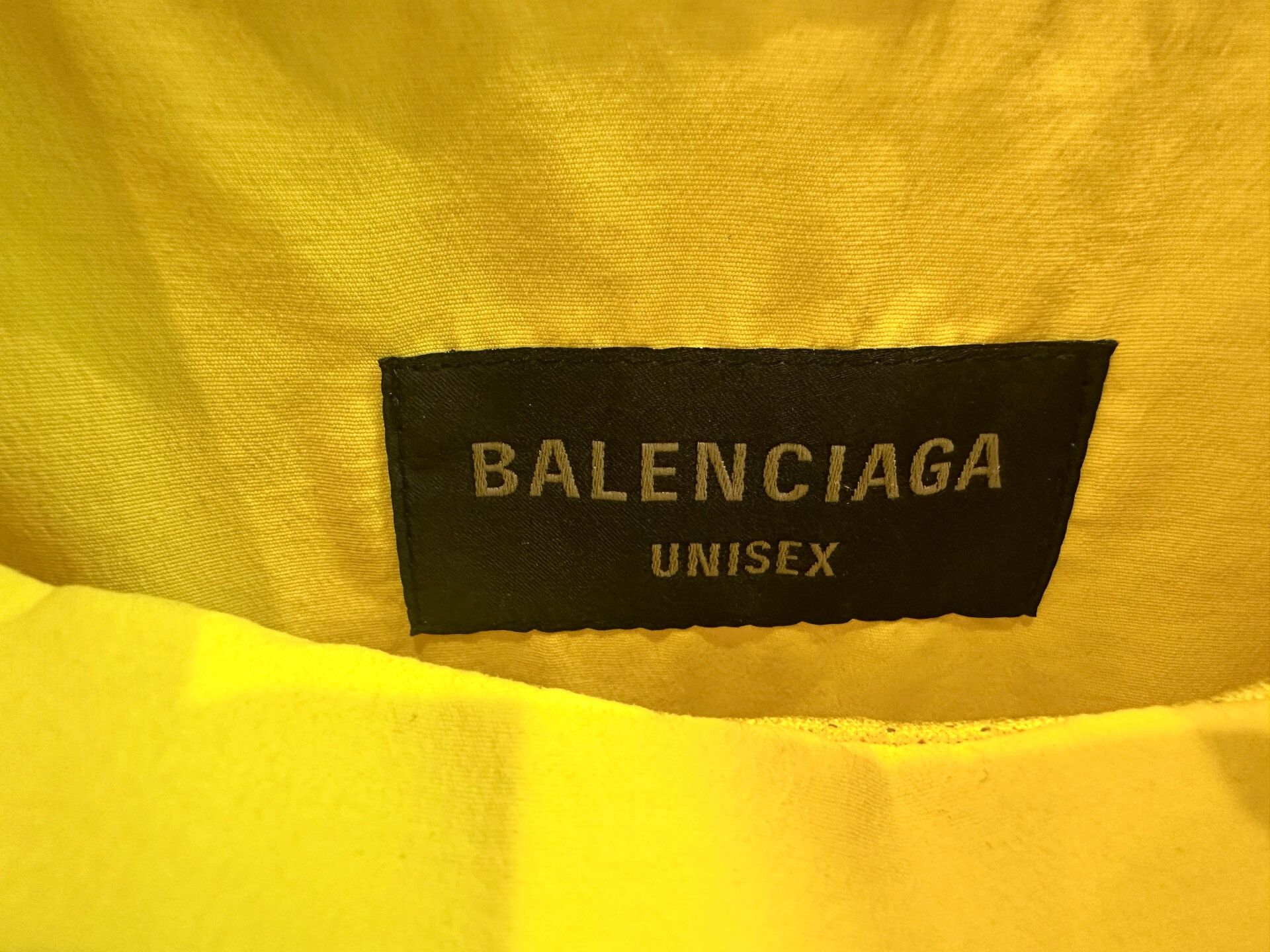 Balenciaga balenciaga yellow high-neck long sleeve jacket Size US M / EU 48-50 / 2 - 3 Thumbnail