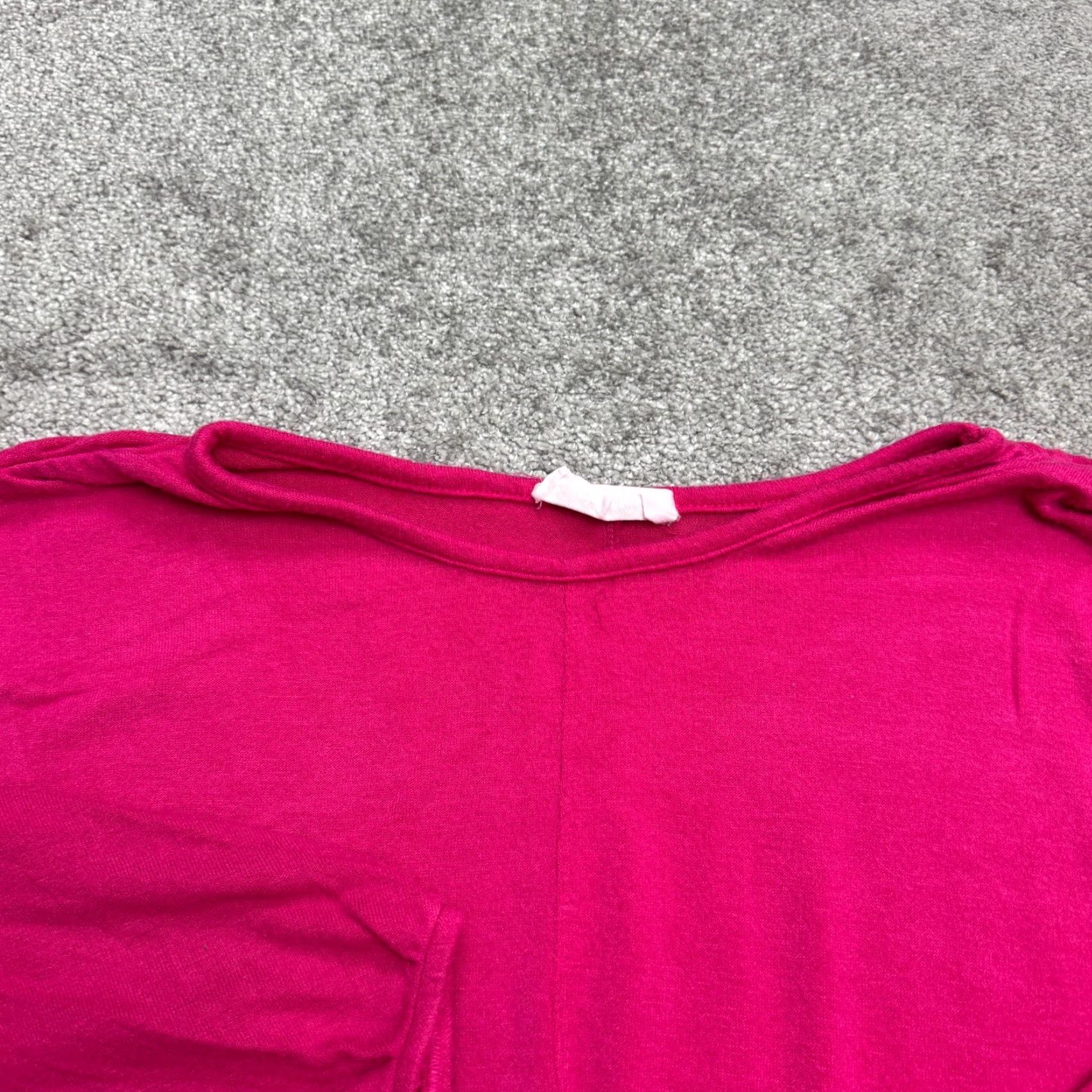 Anthropologie Anthropologie Sweater Womens Medium Pink Elastic Waist Self Contrast Lounge Top Size M / US 6-8 / IT 42-44 - 4 Thumbnail