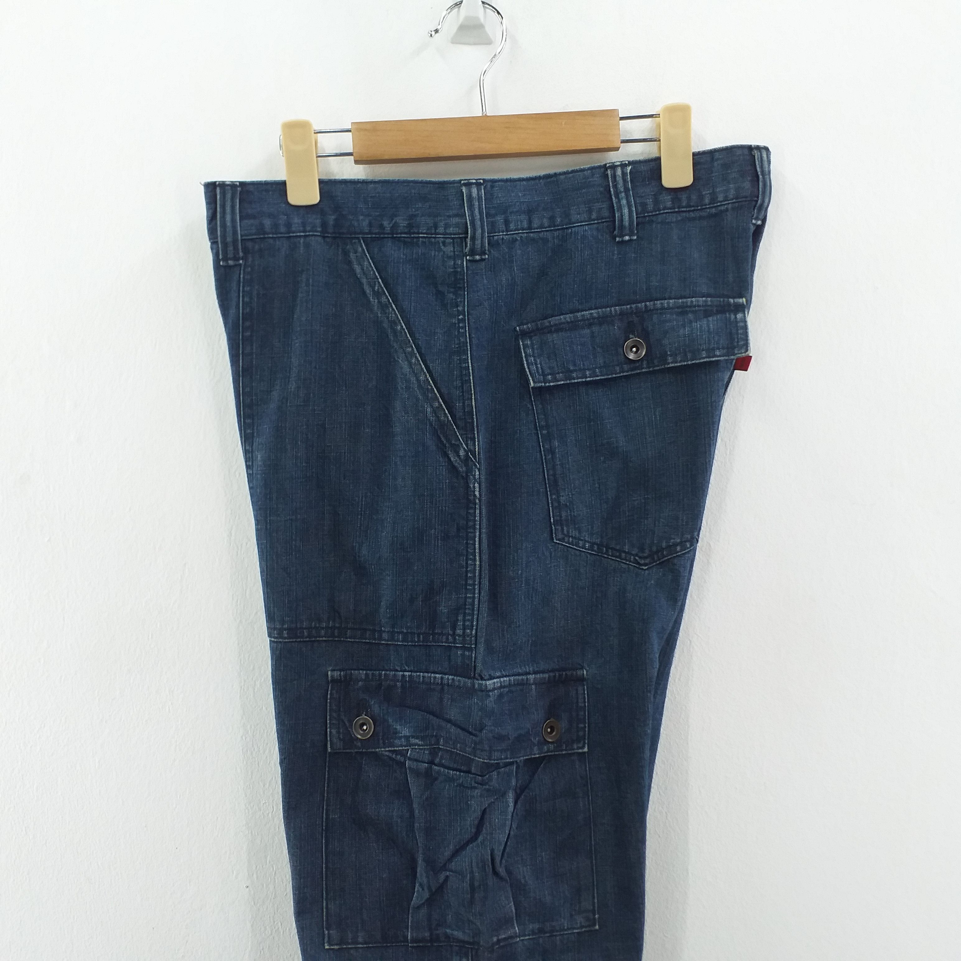 Japanese Brand Ssur Plus Japanese Brand Cargo Jeans -CP049 Size US 37 - 8 Thumbnail