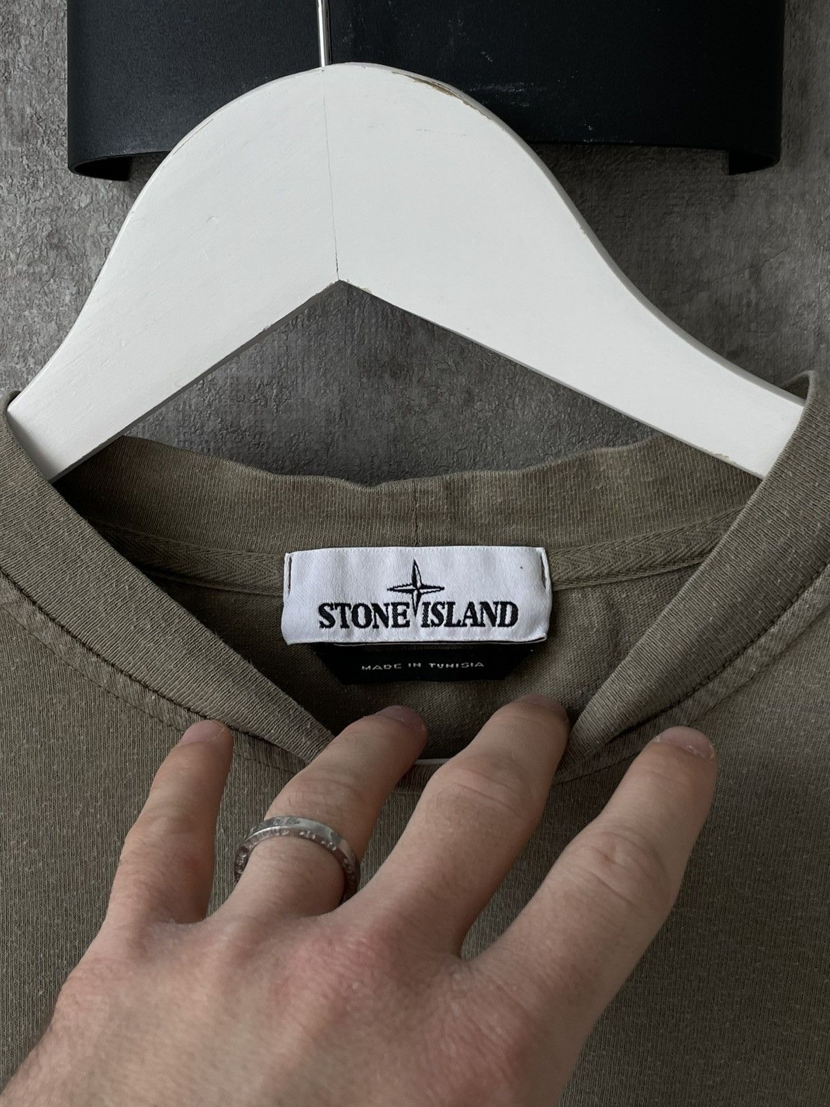 Massimo Osti Stone island khaki long sleeve Size US S / EU 44-46 / 1 - 8 Thumbnail