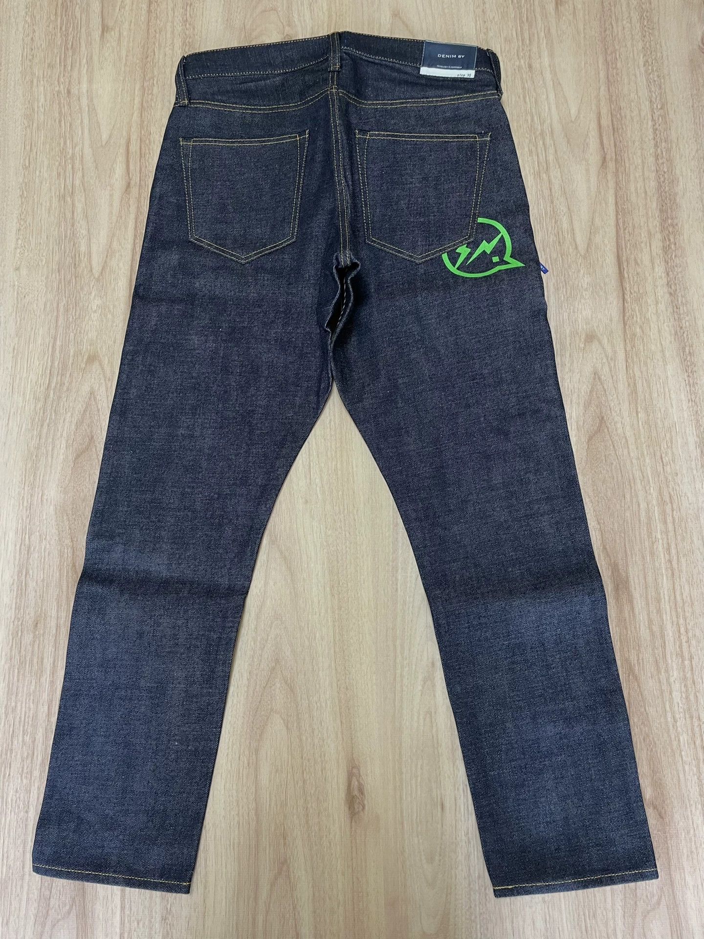 Fragment Design FRAGMENT x VANQUISH Green Flash Raw 9-Jeans W30 New Size US 30 / EU 46 - 3 Thumbnail
