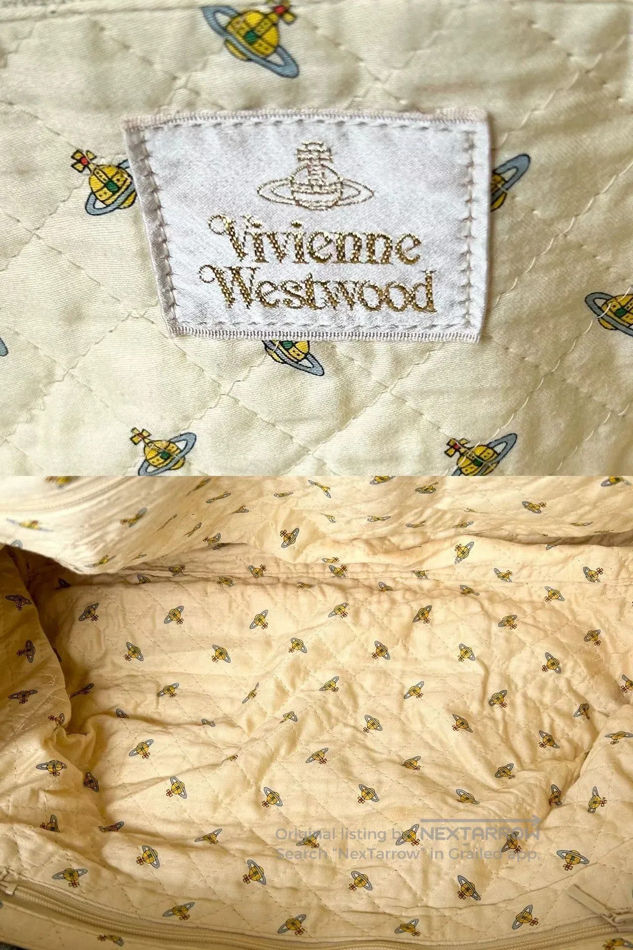 Vivienne Westwood Vivienne Westwood 90s Blue Denim Saturn Bag. Size ONE SIZE - 9 Thumbnail