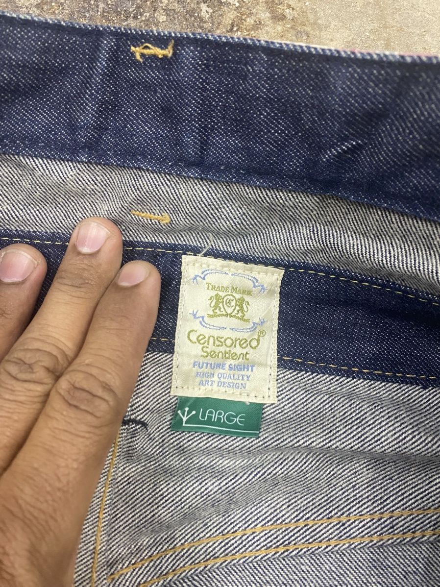 Japanese Brand Japanese Censored Sentient Jeans Size US 34 / EU 50 - 8 Thumbnail