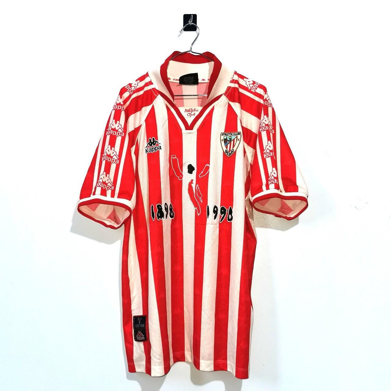 Kappa Athletic Club Bilbao Spain 1996 1997 1998 Home Shirt Jersey Size US XL / EU 56 / 4 - 2 Thumbnail
