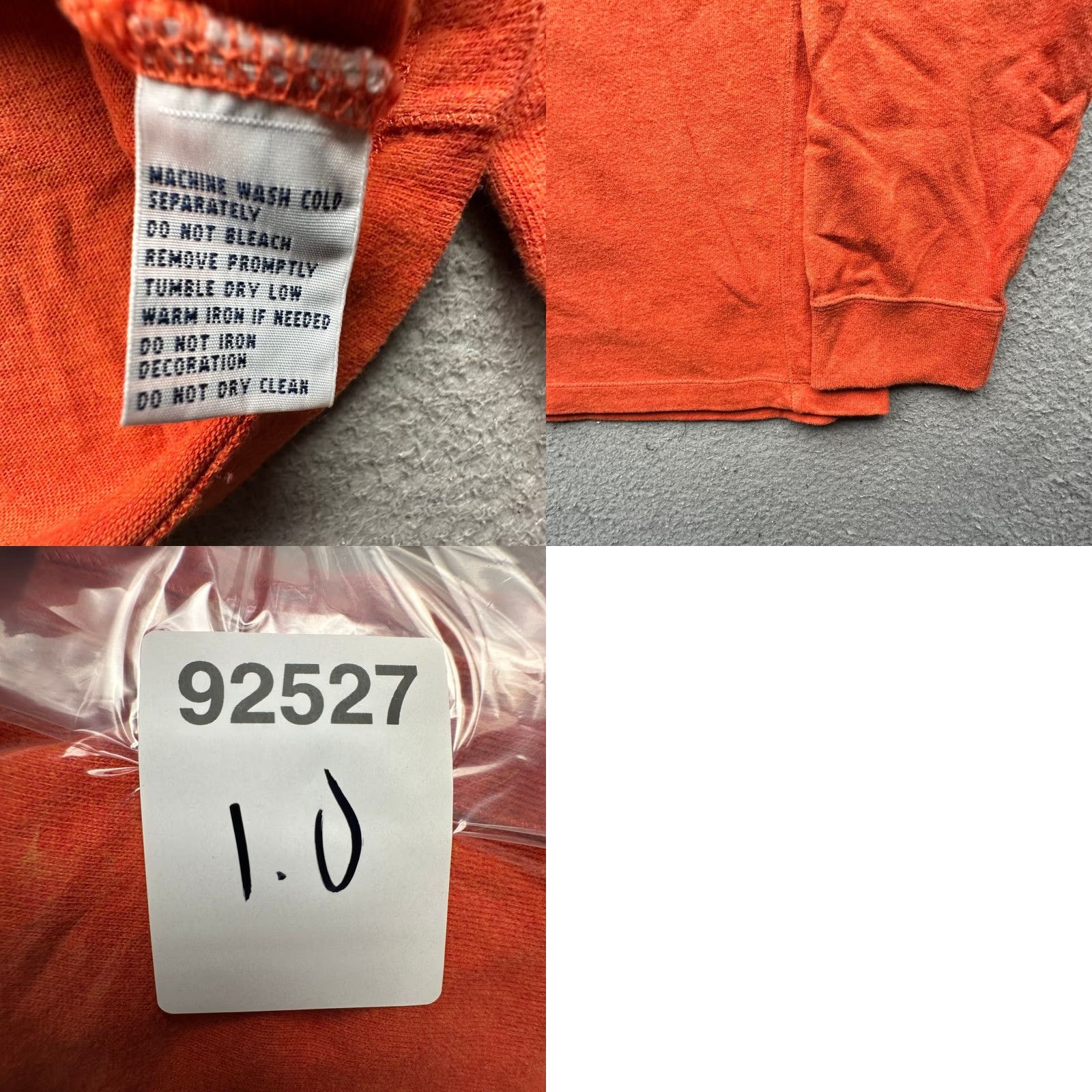 Polo Ralph Lauren Polo by Ralph Lauren 1/4 Zip Orange Pullover Sweater Men XL Ribbed Pony Logo Red Shirt Size US XL / EU 56 / 4 - 8 Thumbnail
